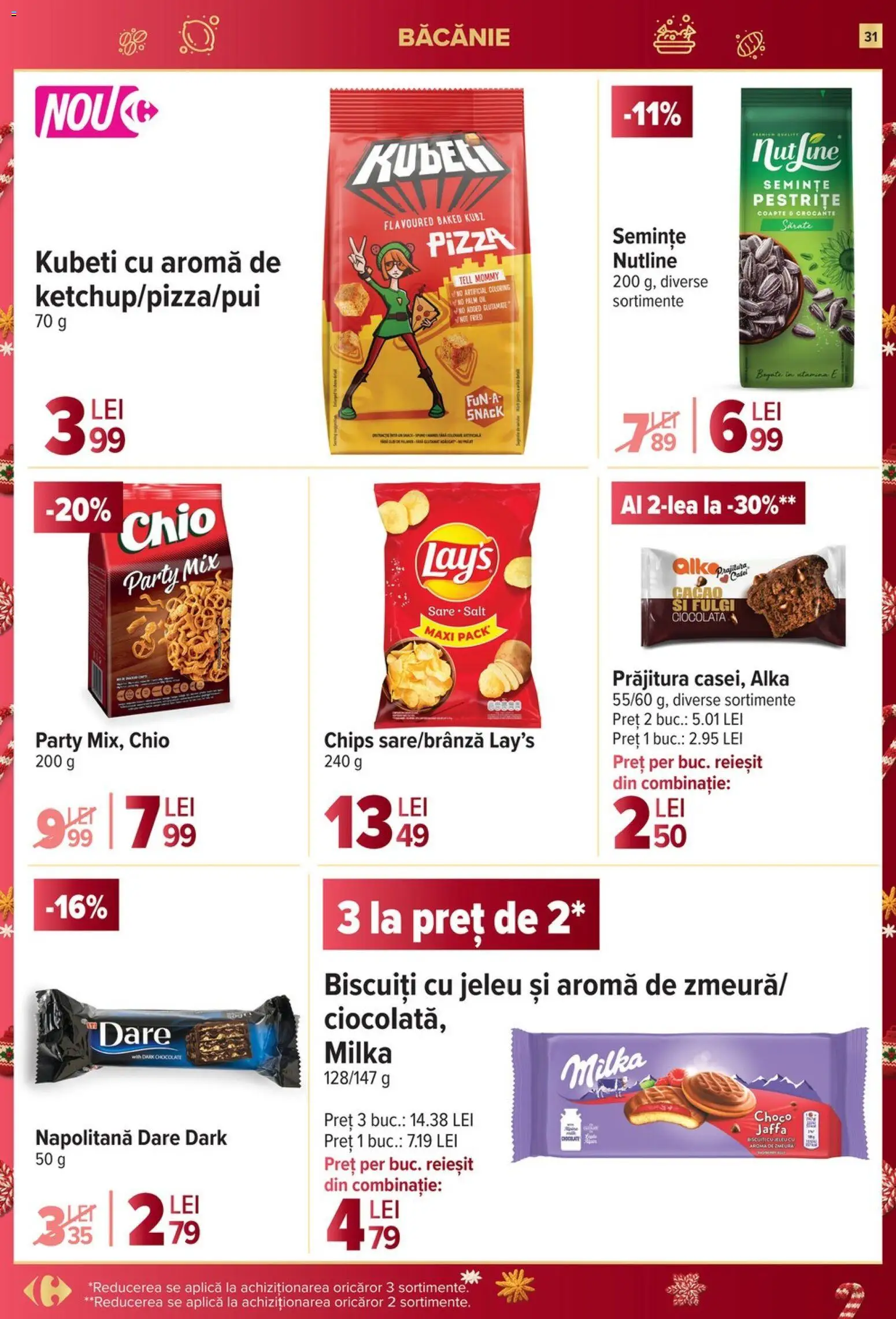 Noul catalog Carrefour – valabil de la 26.11.2025 | Pagină: 31 | Produse: Semințe, Ciocolată, Biscuiți, Fulgi