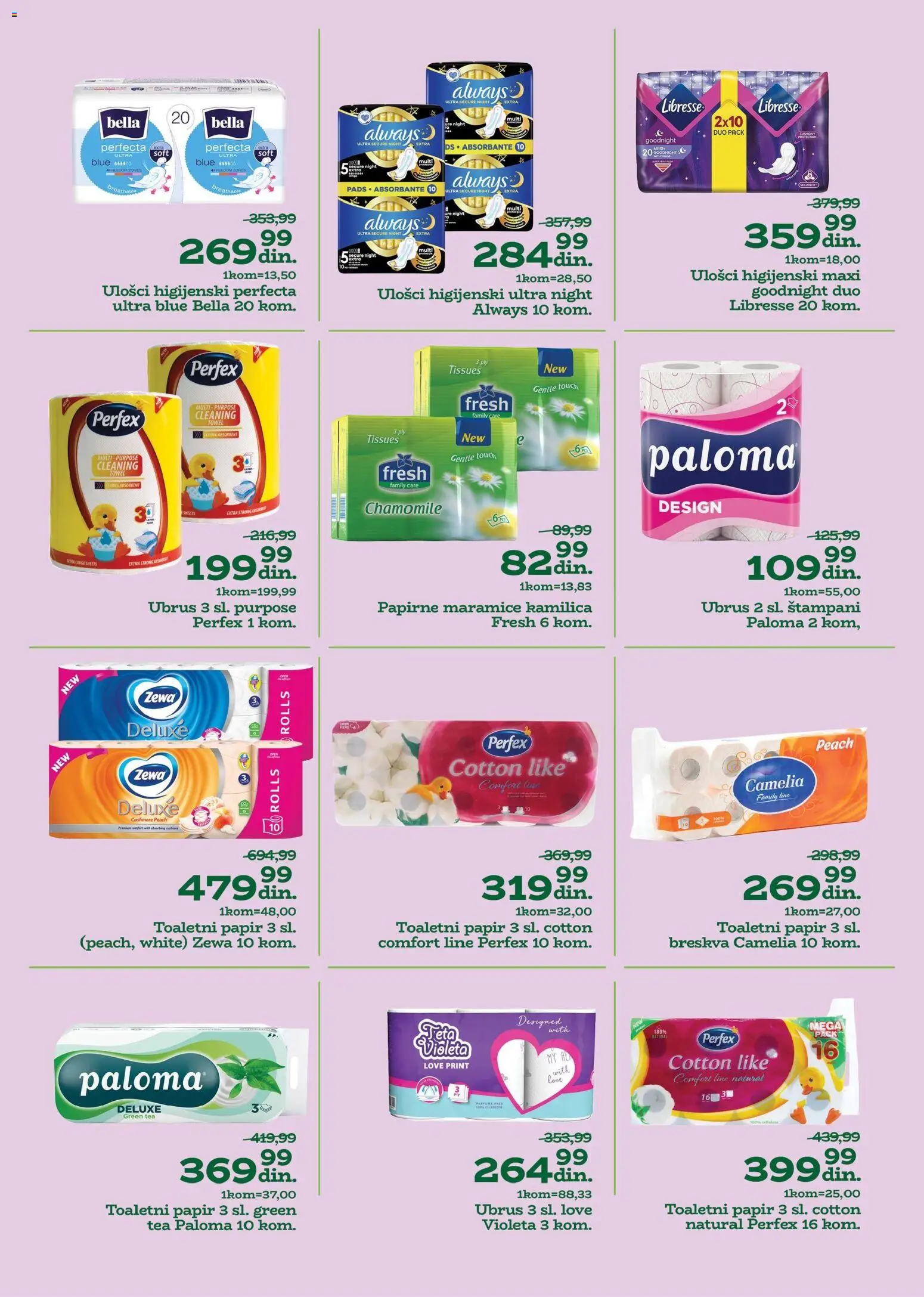 Univerexport katalog - važi od 27.10.2025 | Strana: 30 | Proizvode: Ubrus, Breskva