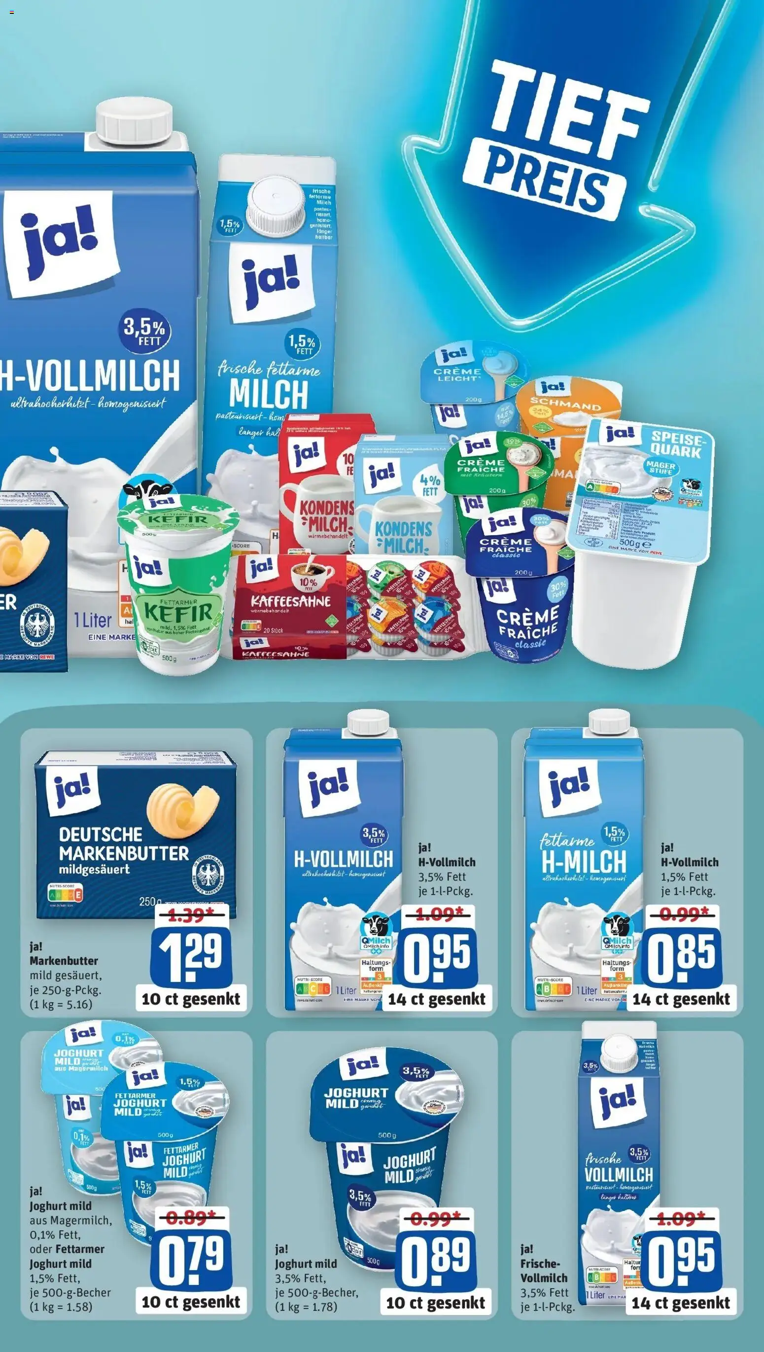 Rewe prospekt Hamburg	 – gültig ab 23.11.2025 | Seite: 3 | Produkte: Quark, Milch, Joghurt, Zucker