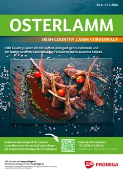 Prodega Aktionen Osterlamm ab 25.02.2026 gültig