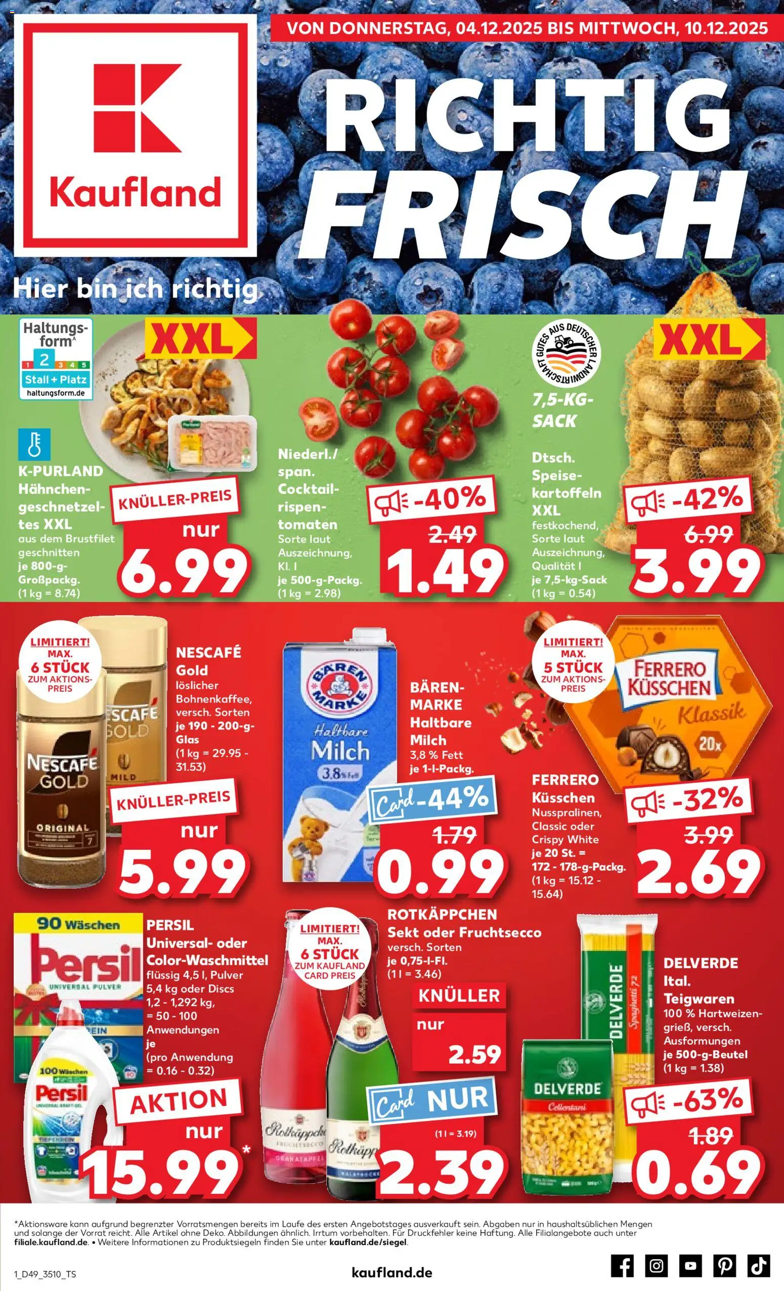 Kaufland prospekt Leipzig	 – gültig ab 04.12.2025 | Seite: 1 | Produkte: Sekt, Fruchtsecco, Rotkäppchen, Nescafe gold