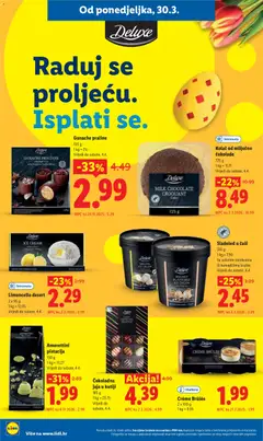 Sladoled u čaši, 310 g, 1 kg = 7.90, Sa sušenim smokvama ili komadićima kruške, Vrijedi do subote, 4.4. - Pregled kataloga iz trgovine Lidl, vrijedi od 30.03.2026 | Stranica: 26