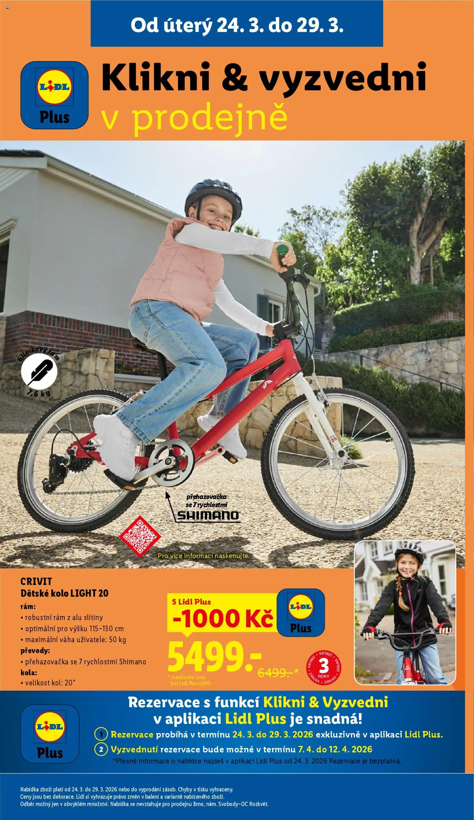 Lidl leták - Spotřební zboží od 23.03.2026 | Strana: 3 | Produkty: Kolo, Váha, Kola