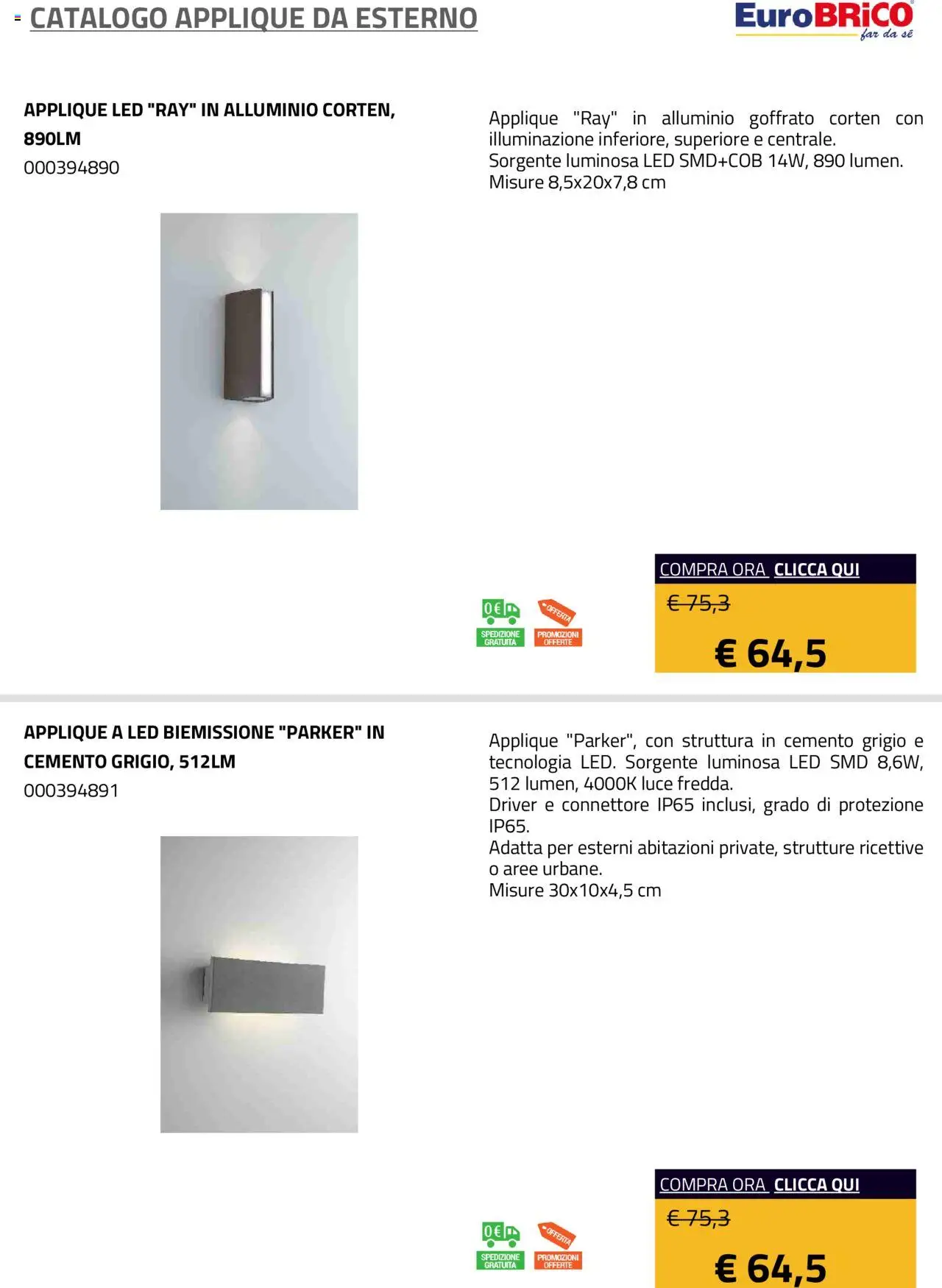 Volantino Eurobrico del 23.07.2025 | Pagina: 38 | Prodotti: Connettore, Alluminio