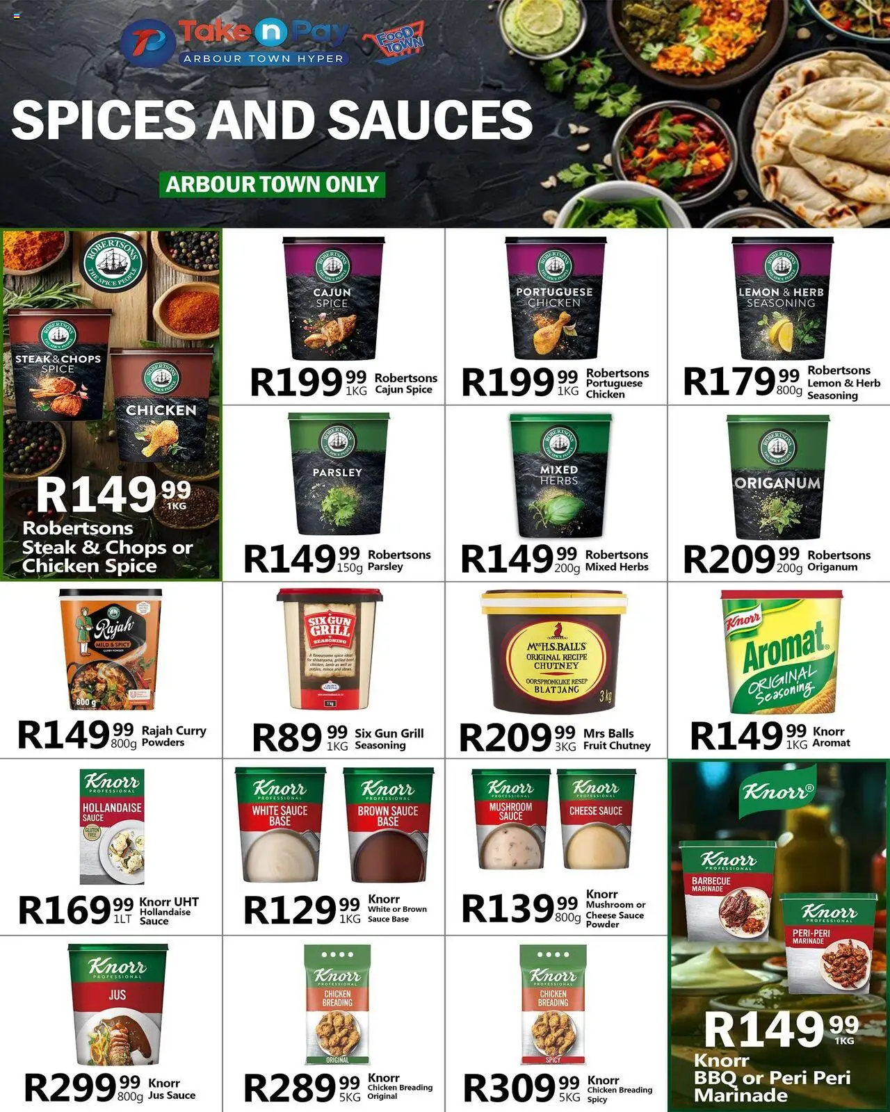 Take n Pay Market Day │ valid from 05.08.2025 | Page: 11 | Products: Chutney, Seasoning, Spices, Sauce