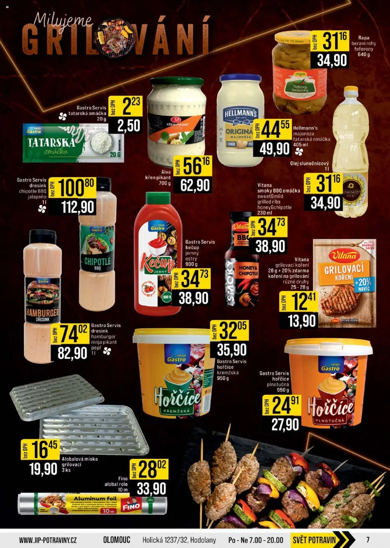 Jip leták - Cash & Carry od 10.09.2025 | Strana: 7 | Produkty: Olej, Hellmann's, Majonéza, Sáček