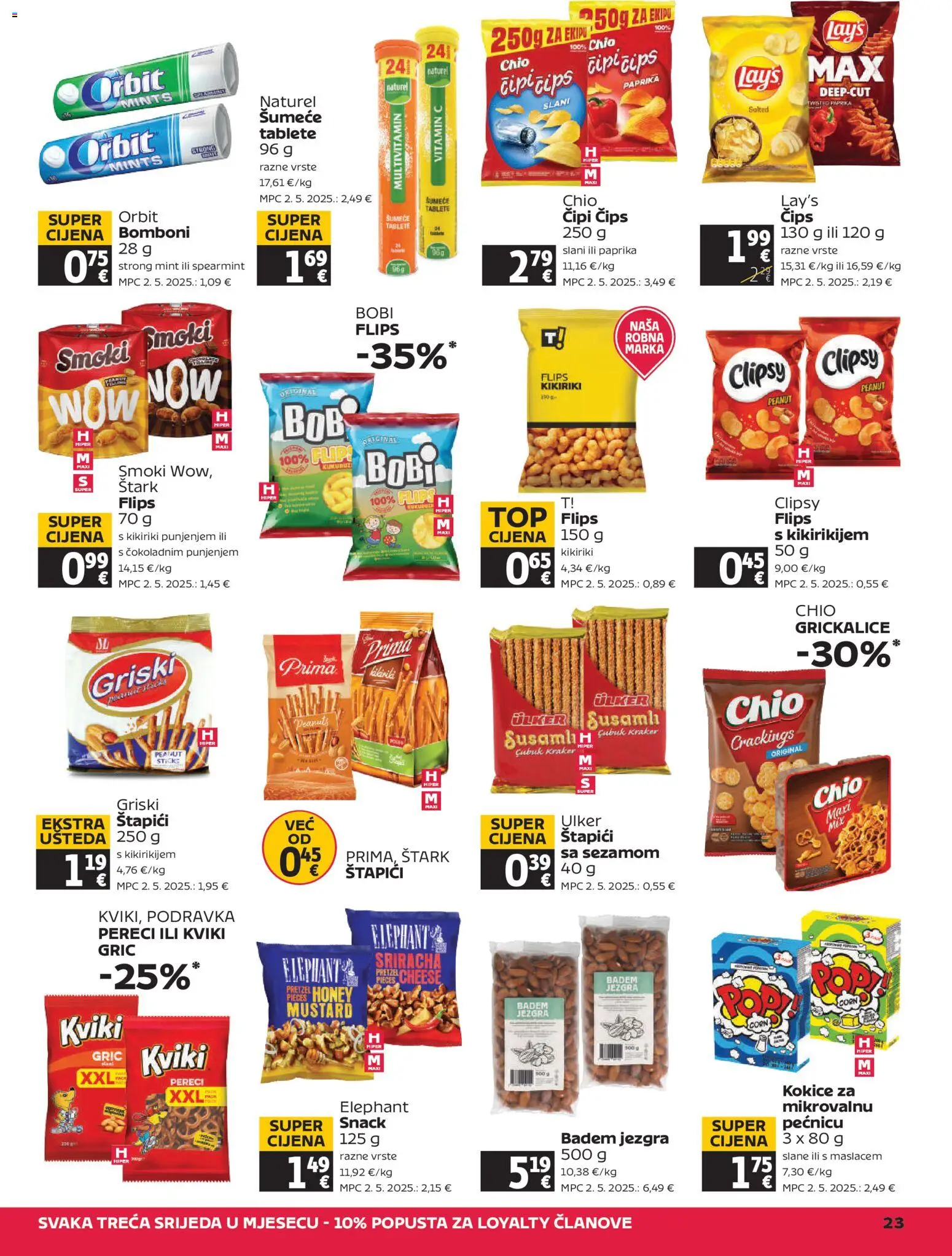 Tommy katalog | vrijedi od 11.12.2025 | Stranica: 23 | Proizvodi: Kokice, Štapići, Šumeće tablete, Pereci