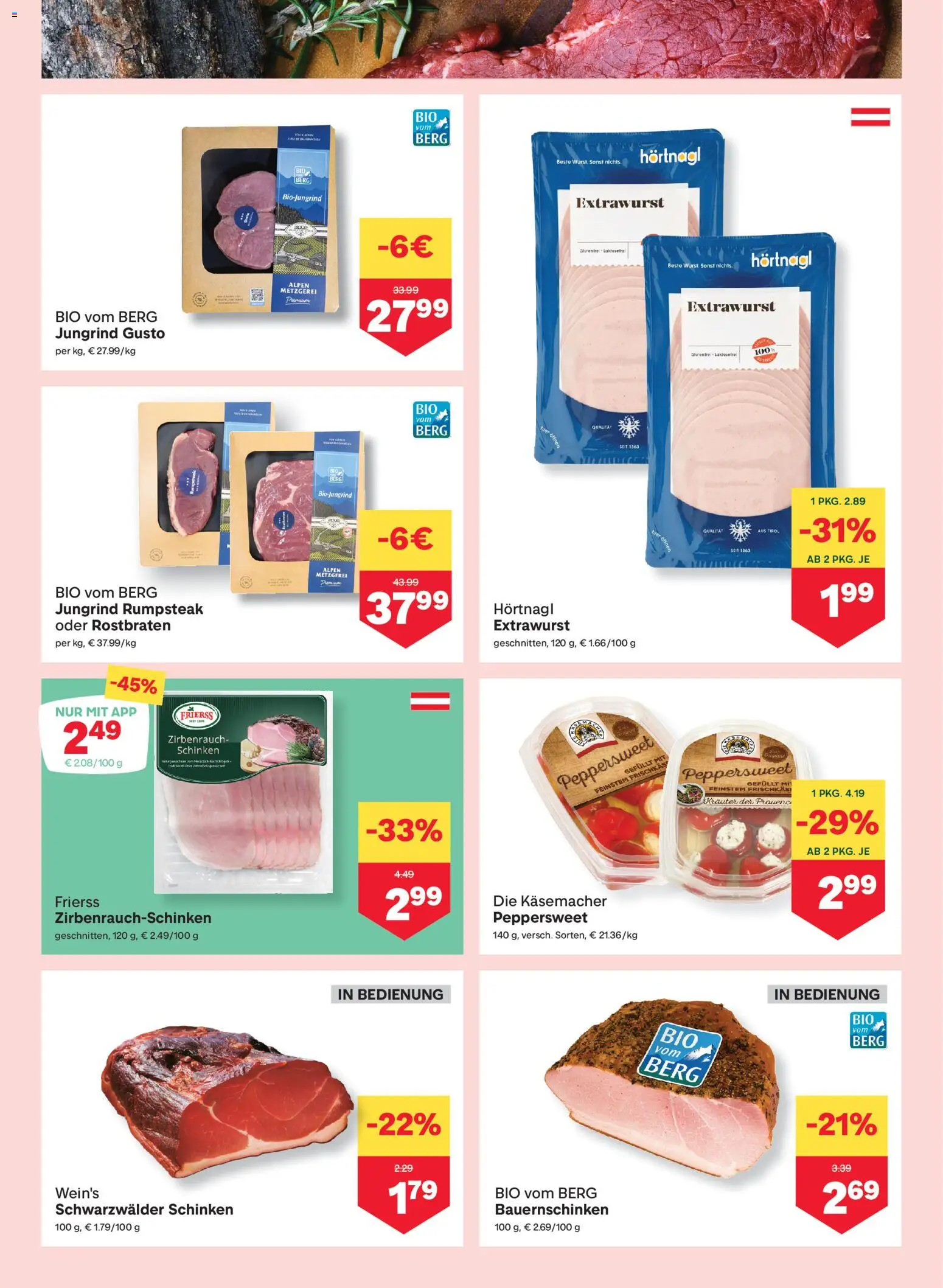 MPREIS Lenzing gültig ab 04.12.2025 | Seite: 3 | Produkte: Schinken