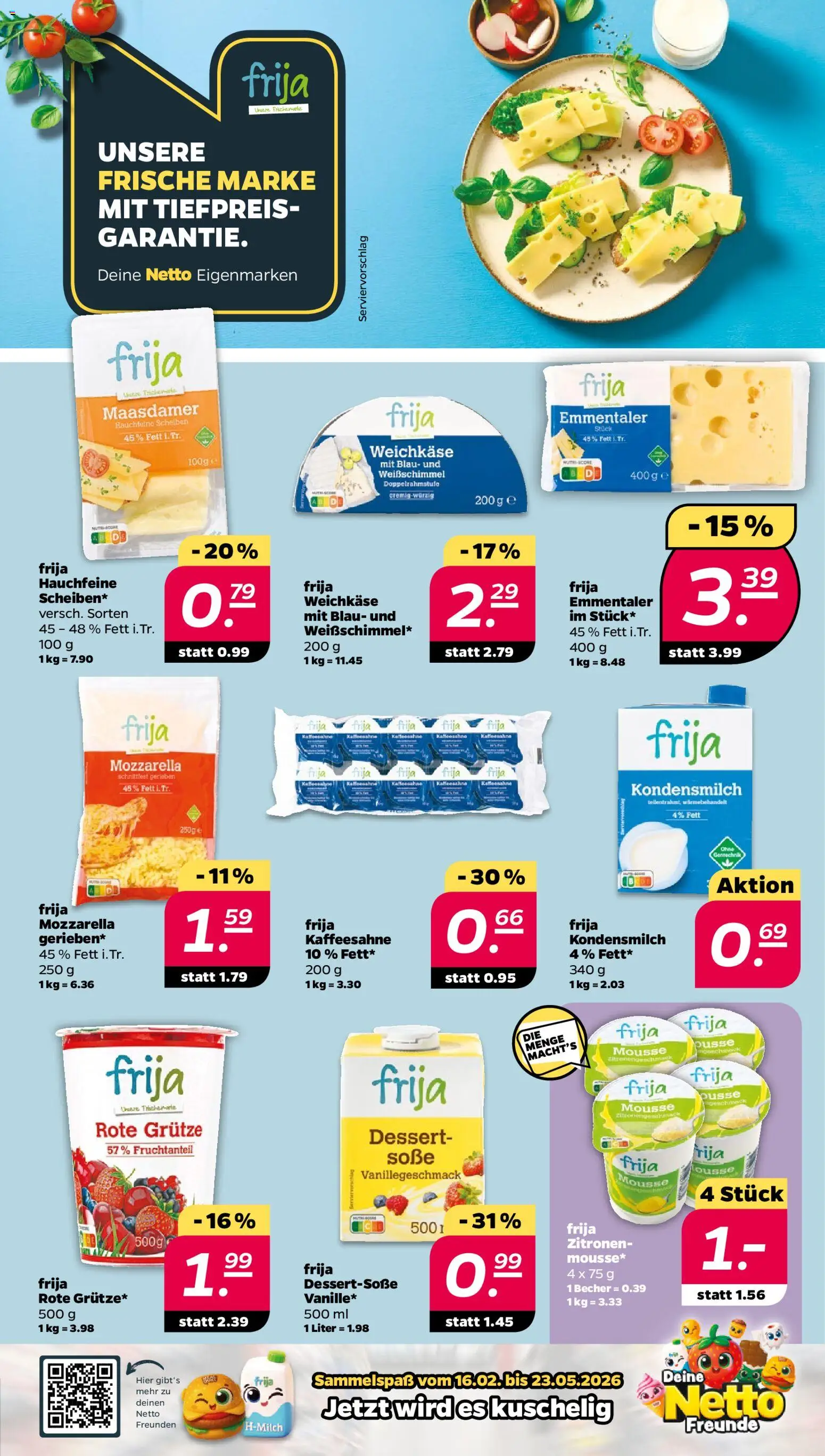 Netto Prospekt 	 – gültig ab 23.03.2026 | Seite: 5 | Produkte: Mozzarella, Soße, Zitronen