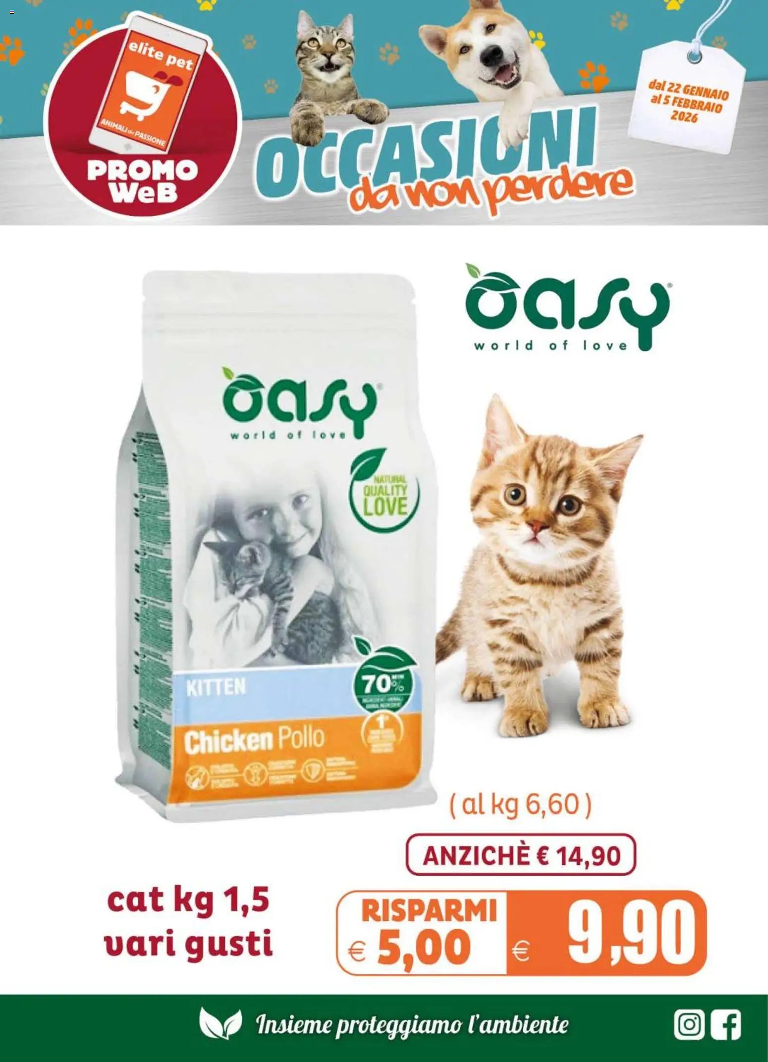 Volantino Elite Supermercati del 22.01.2026 | Pagina: 9 | Prodotti: Pollo