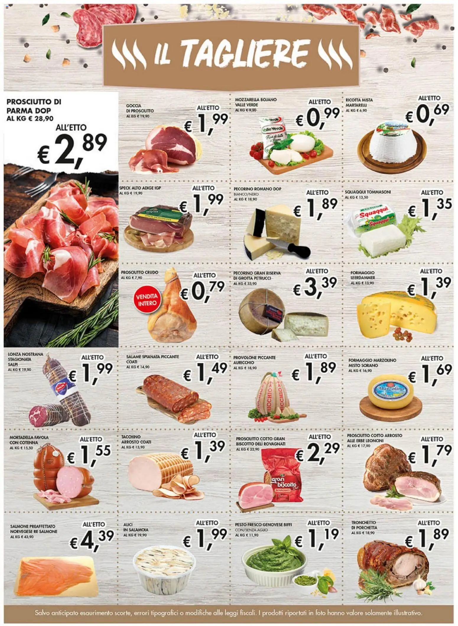 Volantino Coal del 26.03.2026 | Pagina: 5 | Prodotti: Speck, Arrosto, Prosciutto, Pecorino Romano