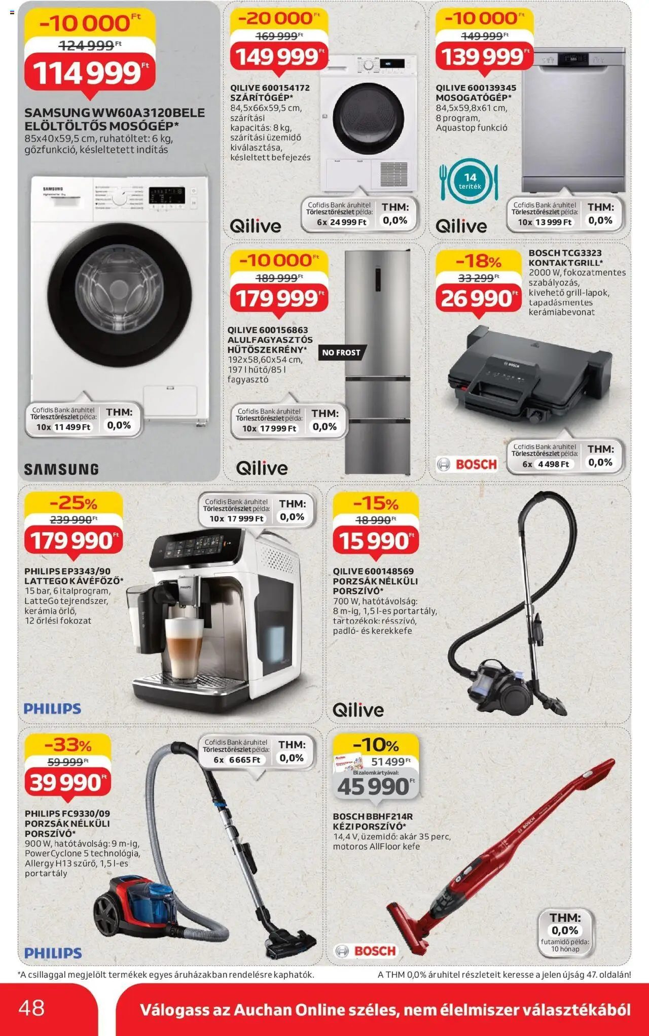Auchan akciós ujság - amely érvényes a következő dátumtól: 07.08.2025 | Oldal: 48 | Termékek: Kefe, Samsung
