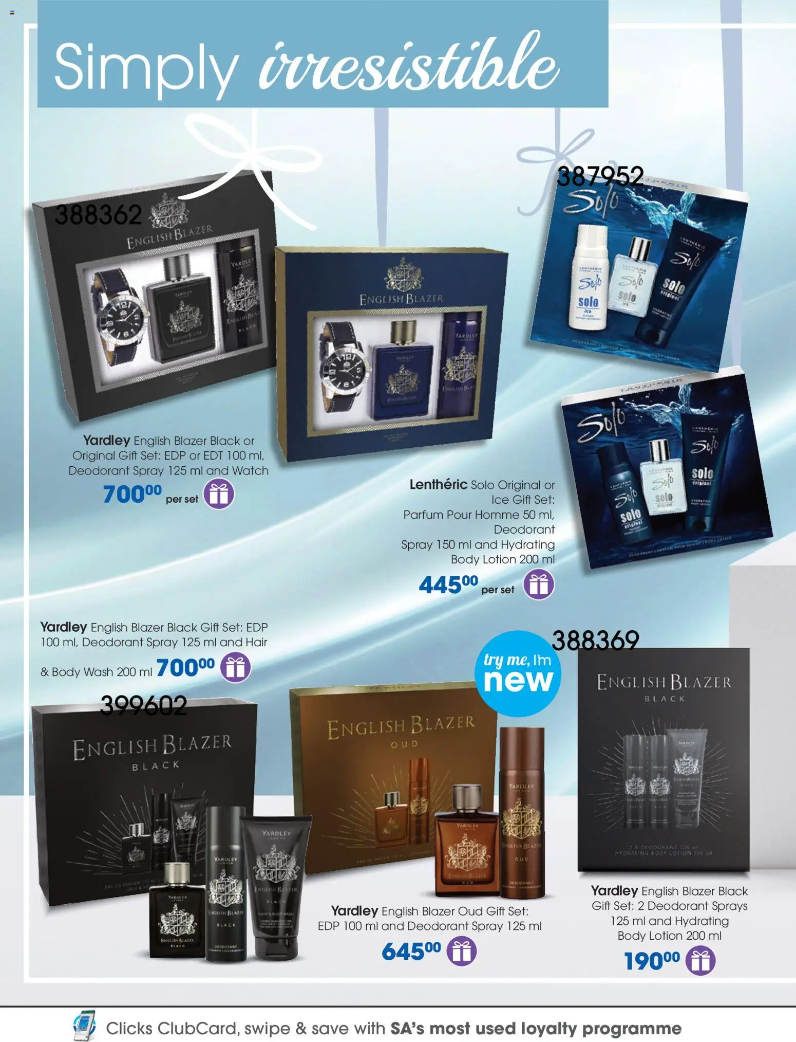 New Clicks catalogue – valid from 28.10.2025 | Page: 86 | Products: Watch, Blazer, Body wash, Lotion