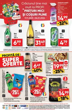 Ofertele Profi valabile de la 26.11.2025 | Pagină: 20 | Produse: Mici, Bere, Cireșe, Sare