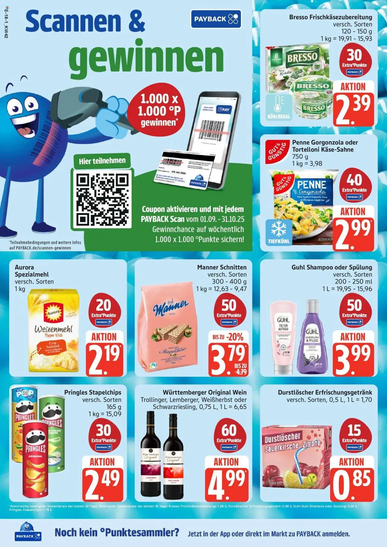 Marktkauf - Marktkauf: Wochenangebote – gültig ab 13.10.2025 | Seite: 18 | Produkte: Durstloscher, Weizenmehl, Shampoo, Pringles