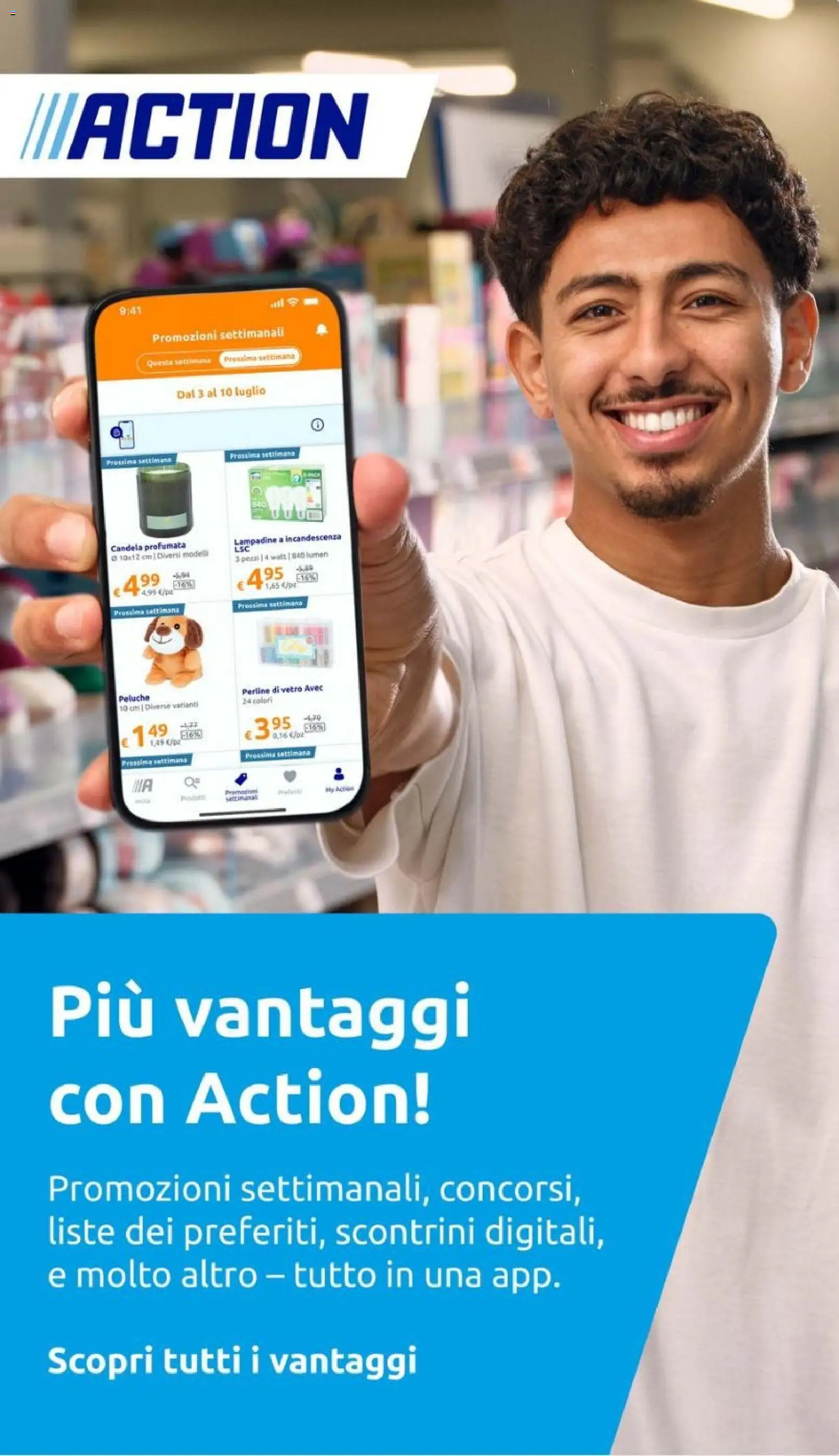 Volantino Action del 31.12.2025 | Pagina: 33 | Prodotti: Peluche, Candela