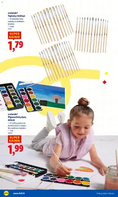 LIDL - Mokyklinių prekių katalogas│galioja nuo 21.07.2025 | Puslapis: 16 | Prekių: Teptukas