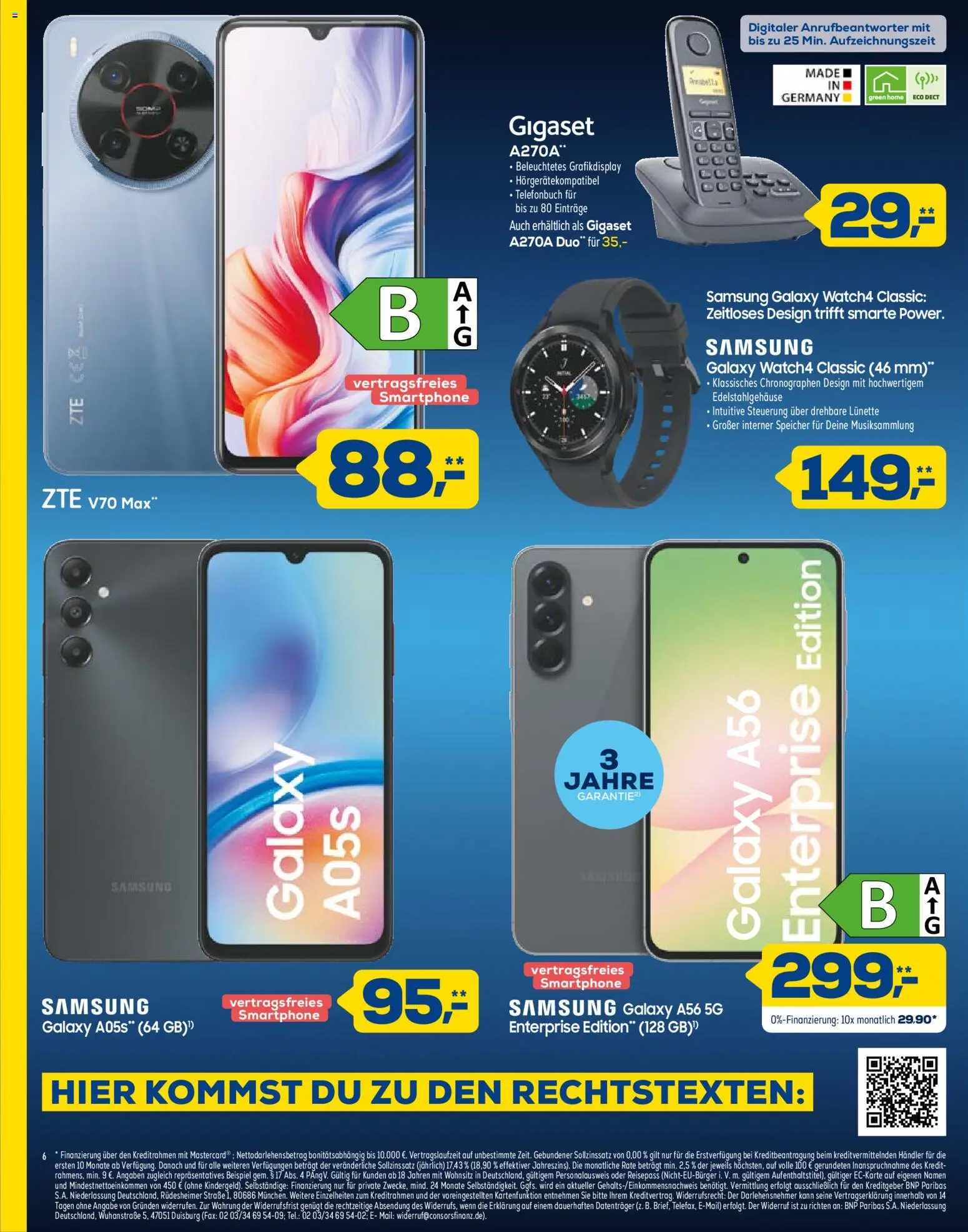Euronics Prospekt 	 – gültig ab 10.01.2026 | Seite: 6 | Produkte: Samsung, Smartphone