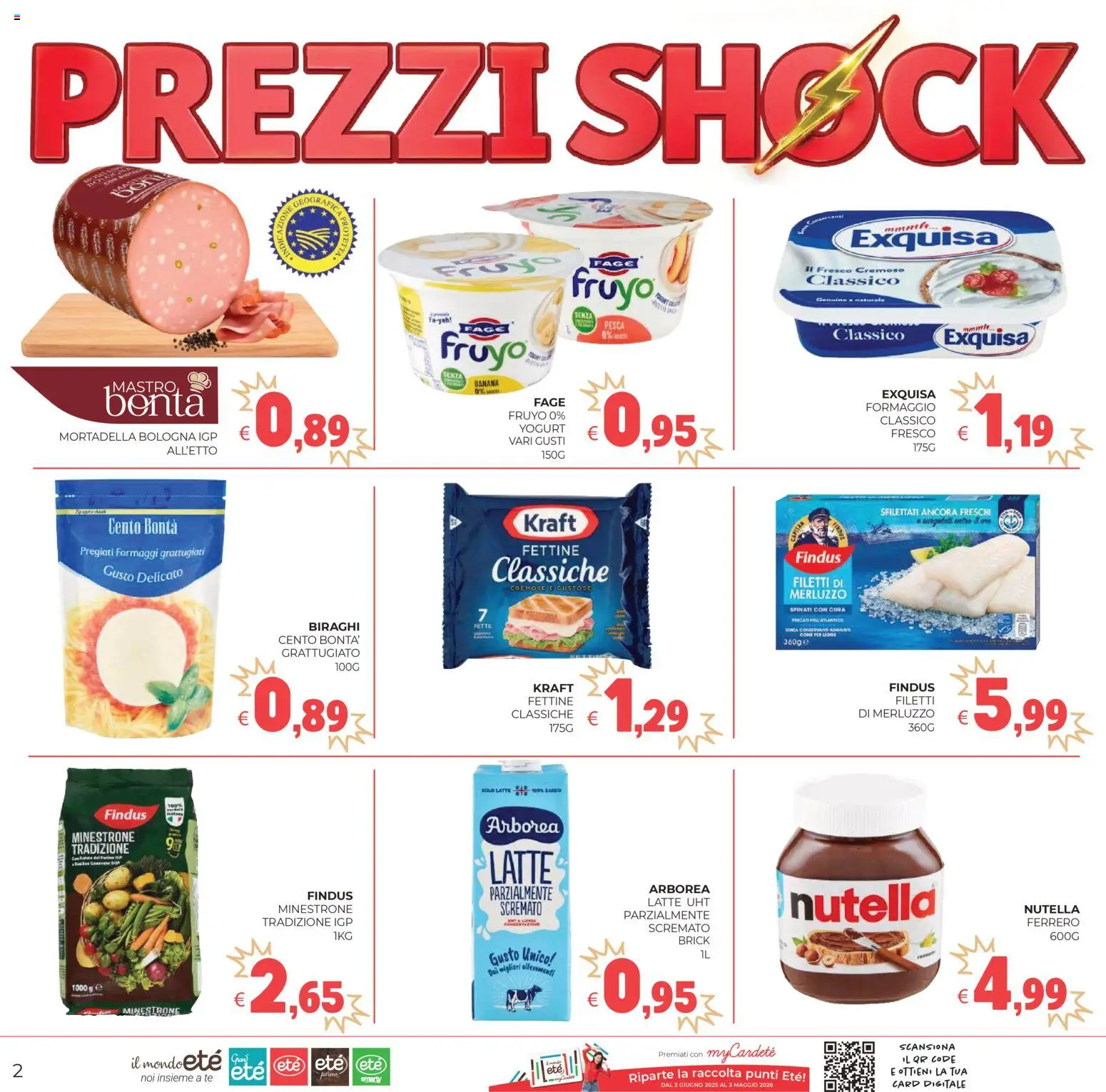 Volantino Eté del 16.01.2026 | Pagina: 2 | Prodotti: Tè, Merluzzo, Pesca, Mortadella