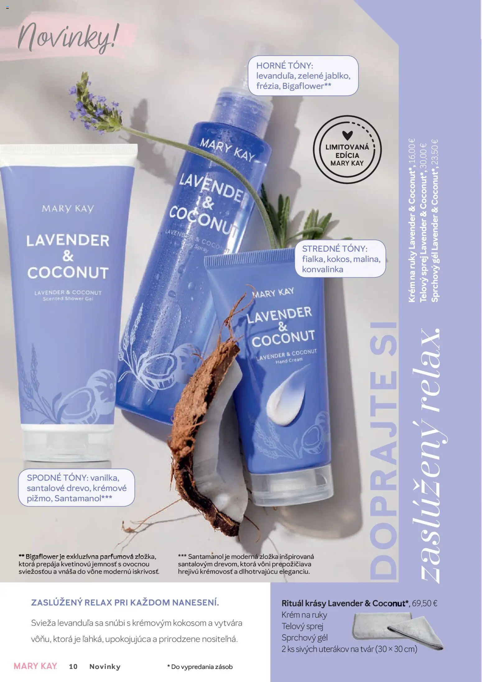 Nové Mary Kay akcie – leták je platný od 01.01.2026 | Strana: 10 | Produkty: Krém na ruky, Sprchový gél, Krém