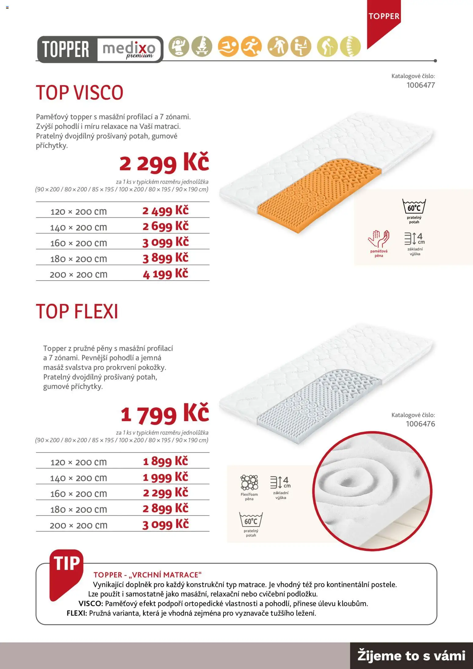 ASKO nábytek leták - Nabídka matrací od 01.01.2026 | Strana: 47 | Produkty: Matrace