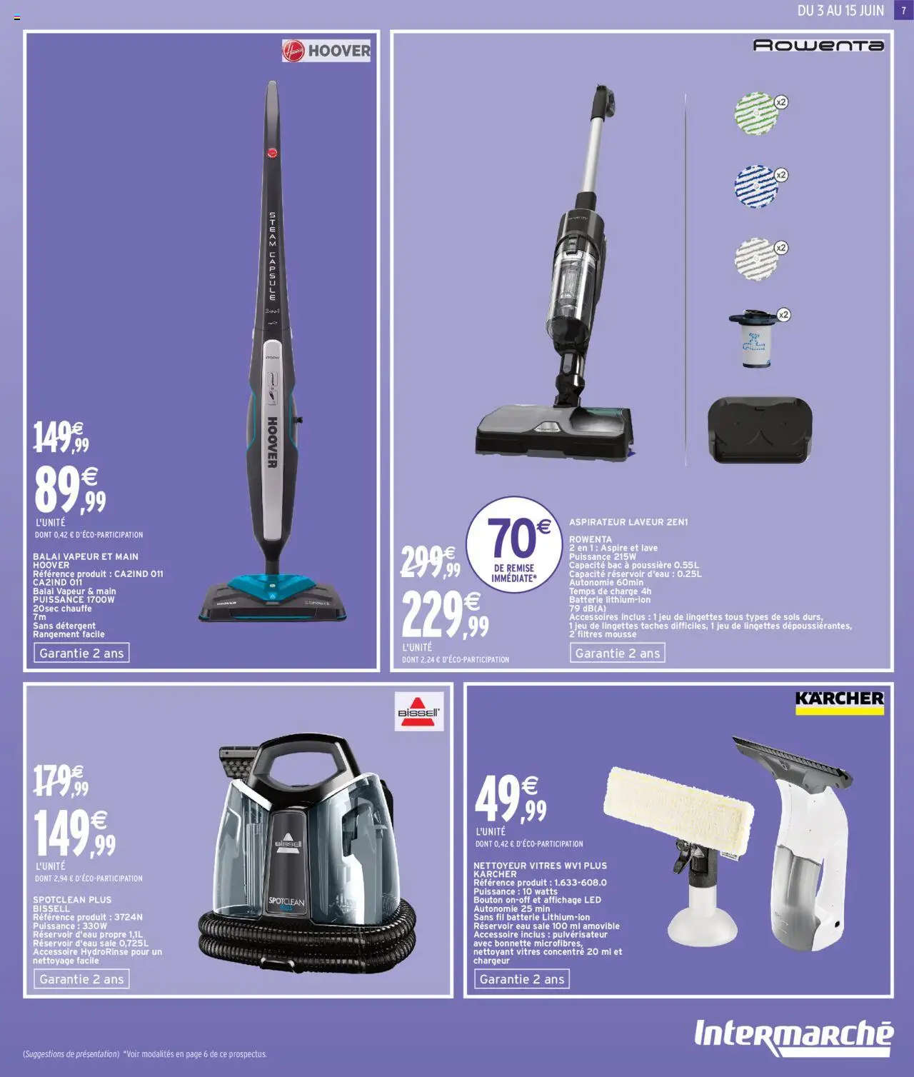  | Page: 7 | Produits: Réservoir d'eau, Détergent, Balai, Batterie