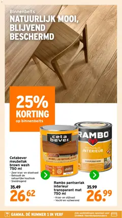 GAMMA - Verfspecial - Voorbeeld van een folder van GAMMA, geldig van 16.02.2026 | Pagina: 18