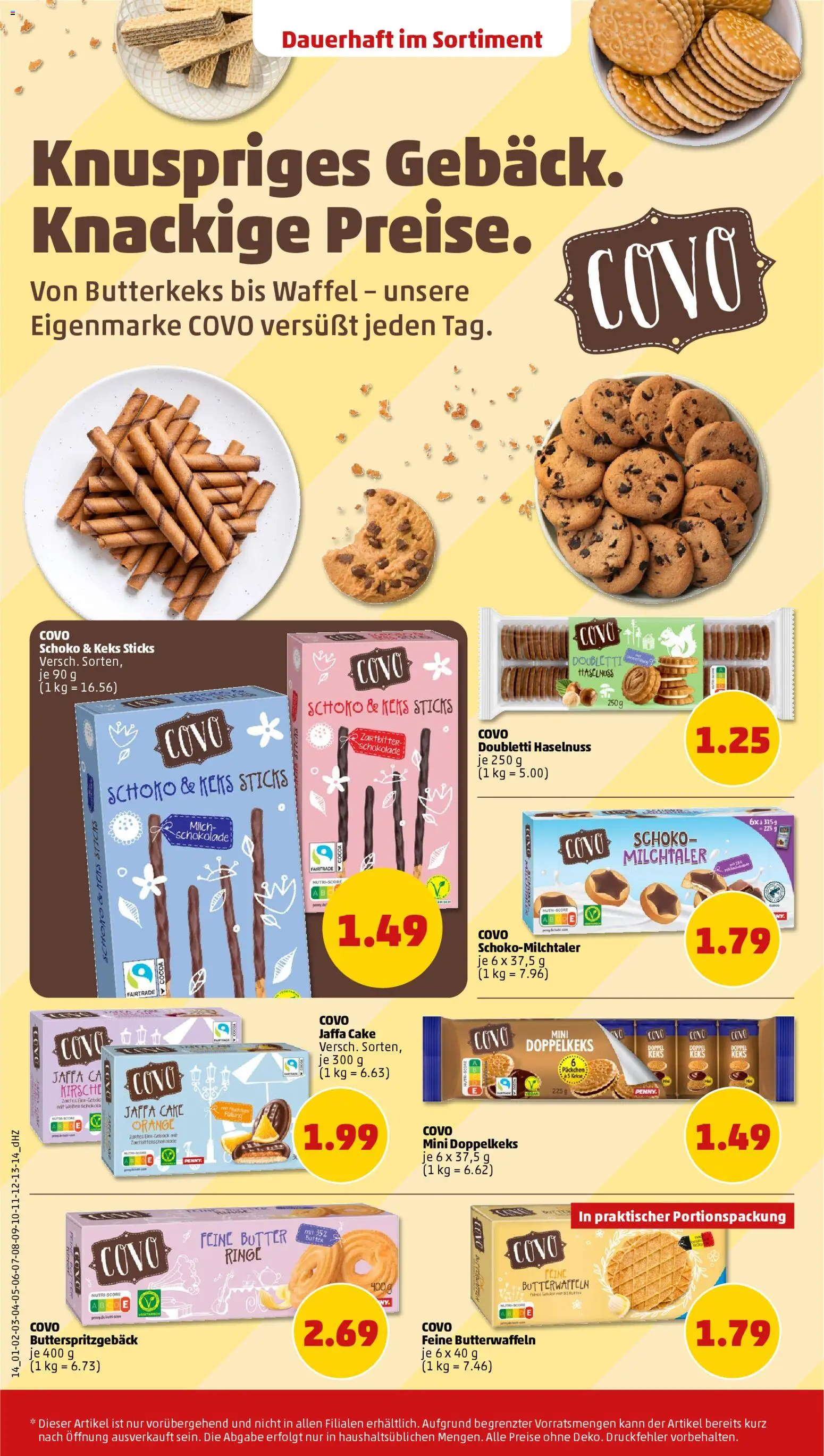 Penny Prospekt 	 – gültig ab 19.01.2026 | Seite: 16 | Produkte: Milch, Butter, Schokolade, Kekse