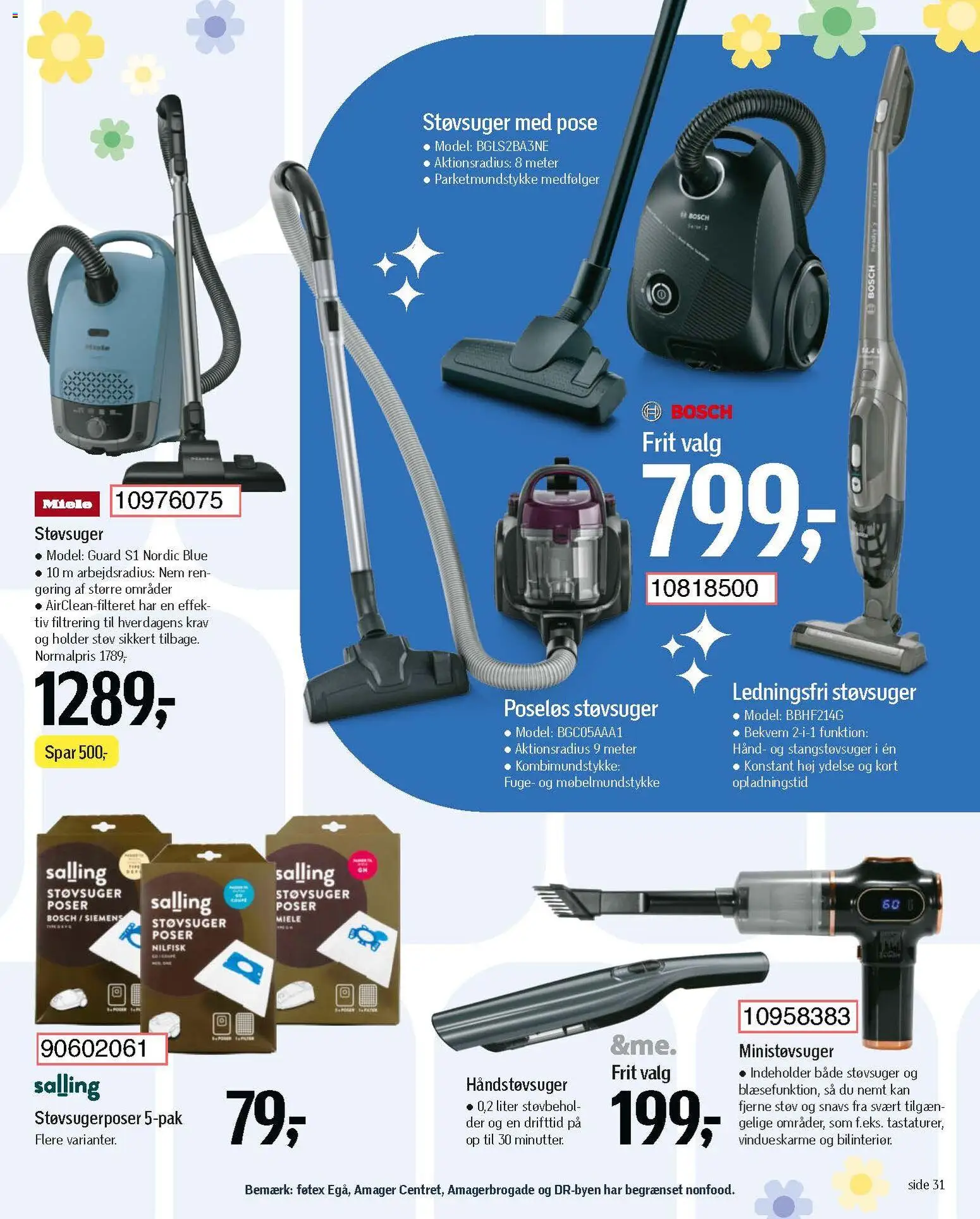 Føtex tilbudsavis – gyldig fra 13.03.2026 | Side: 64 | Produkter: Søm, Støvsuger