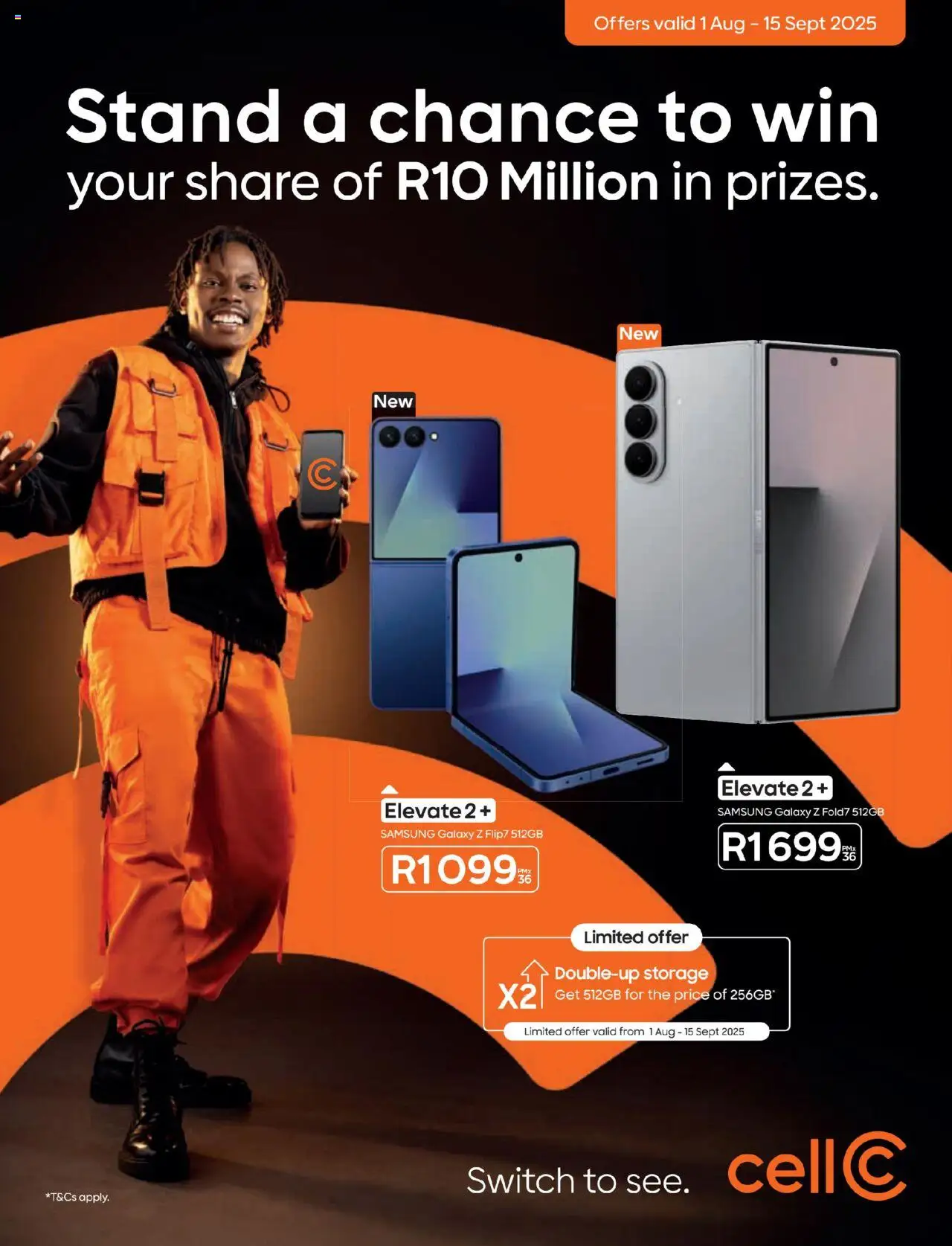 Cell C - Contract Deals │ valid from 01.08.2025 | Page: 1 | Products: Switch