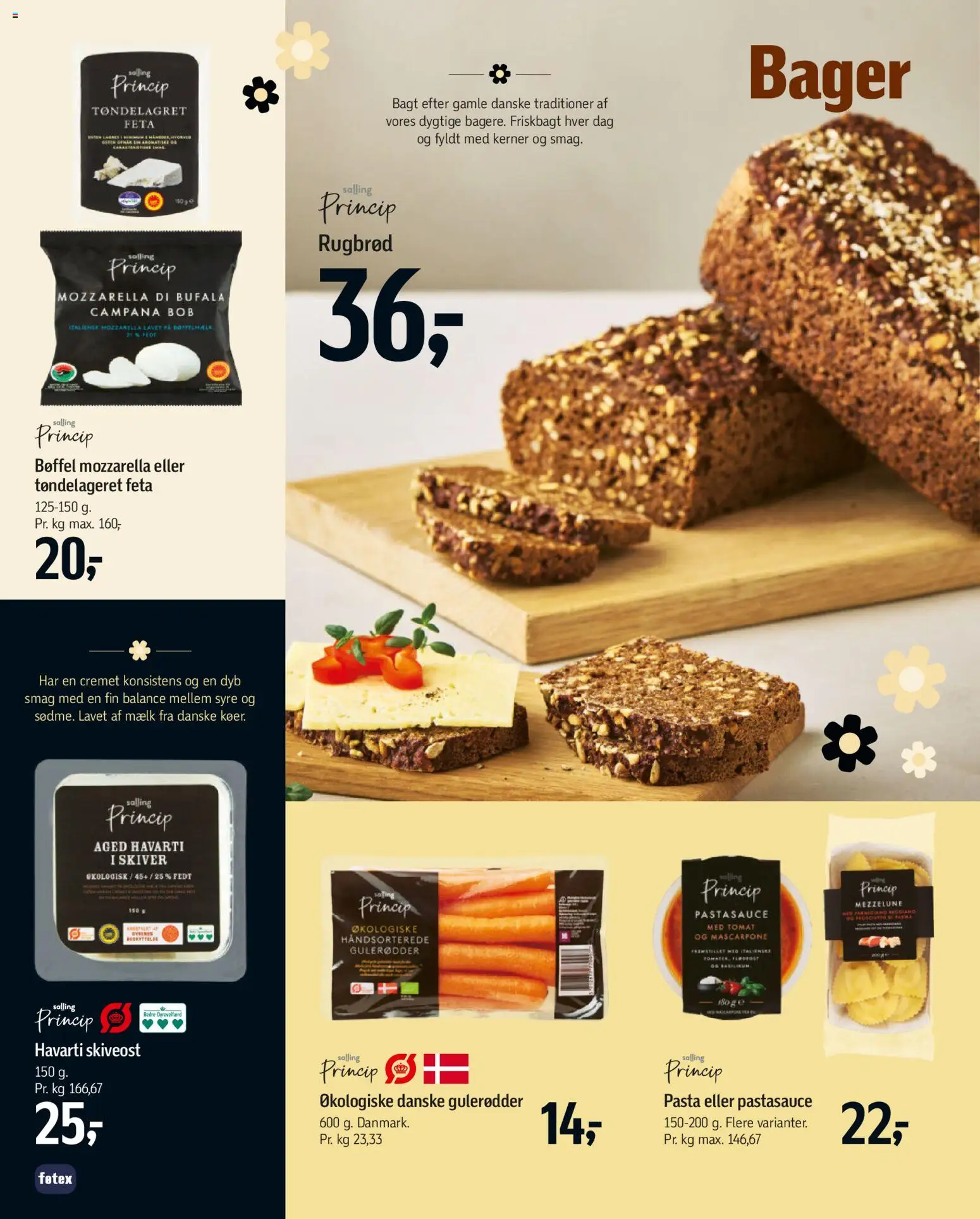Føtex tilbudsavis – gyldig fra 27.03.2026 | Side: 32 | Produkter: Mælk, Pasta, Gulerødder, Rugbrød