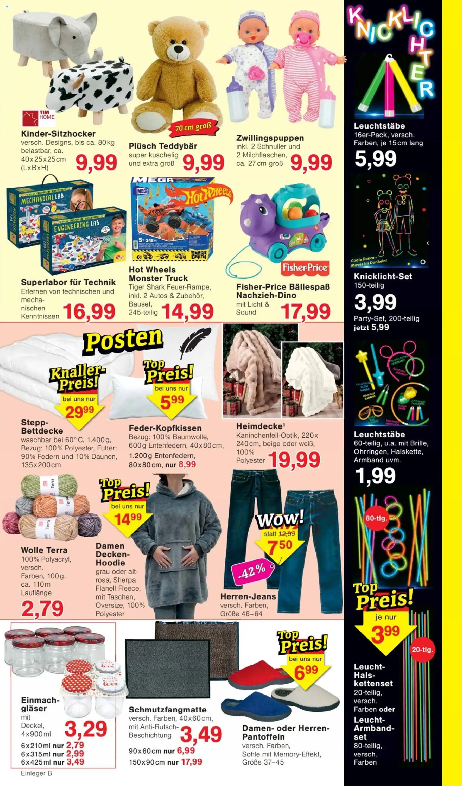 Jawoll Prospekt – gültig ab 01.12.2025 | Seite: 8 | Produkte: Hoodie, Bettdecke, Schmutzfangmatte, Monster