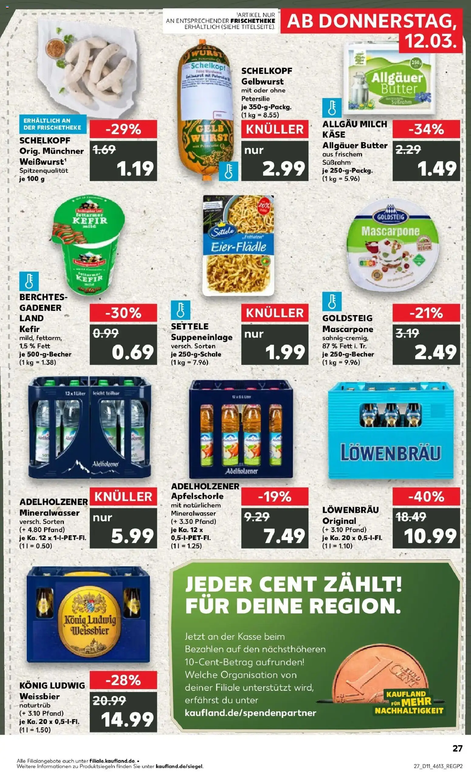 Kaufland Prospekt München	 – gültig ab 09.03.2026 | Seite: 39 | Produkte: Milch, Mascarpone, Weißbier, Apple