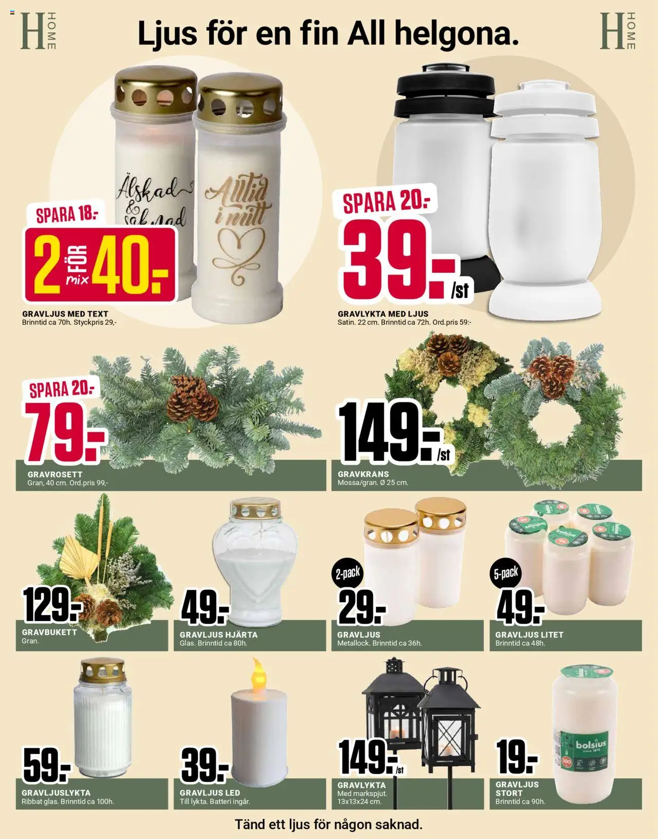 ÖoB reklamblad aktuell från 20.10.2025 | Sida: 4 | Produkter: Batteri, Ljus