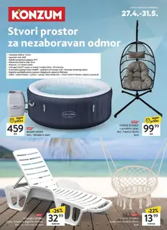 Konzum HR Katalog uređenje doma - amely érvényes a következő dátumtól: 27.04.2026