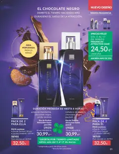 Vista previa Eau de Parfum Attraction Game para Ella, Eau de Parfum Attraction Game para Ella 50 ml válido desde el 01.03.2026 | Página: 91