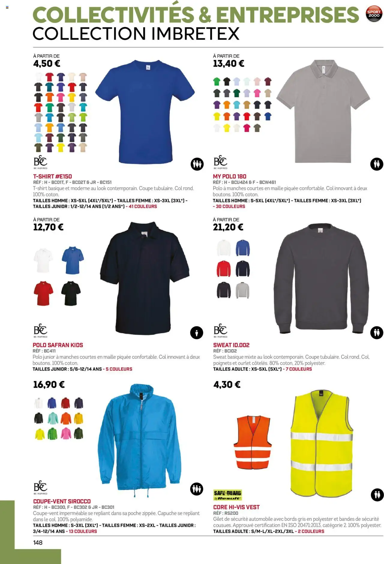  | Page: 148 | Produits: Polo, Safran, Gilet