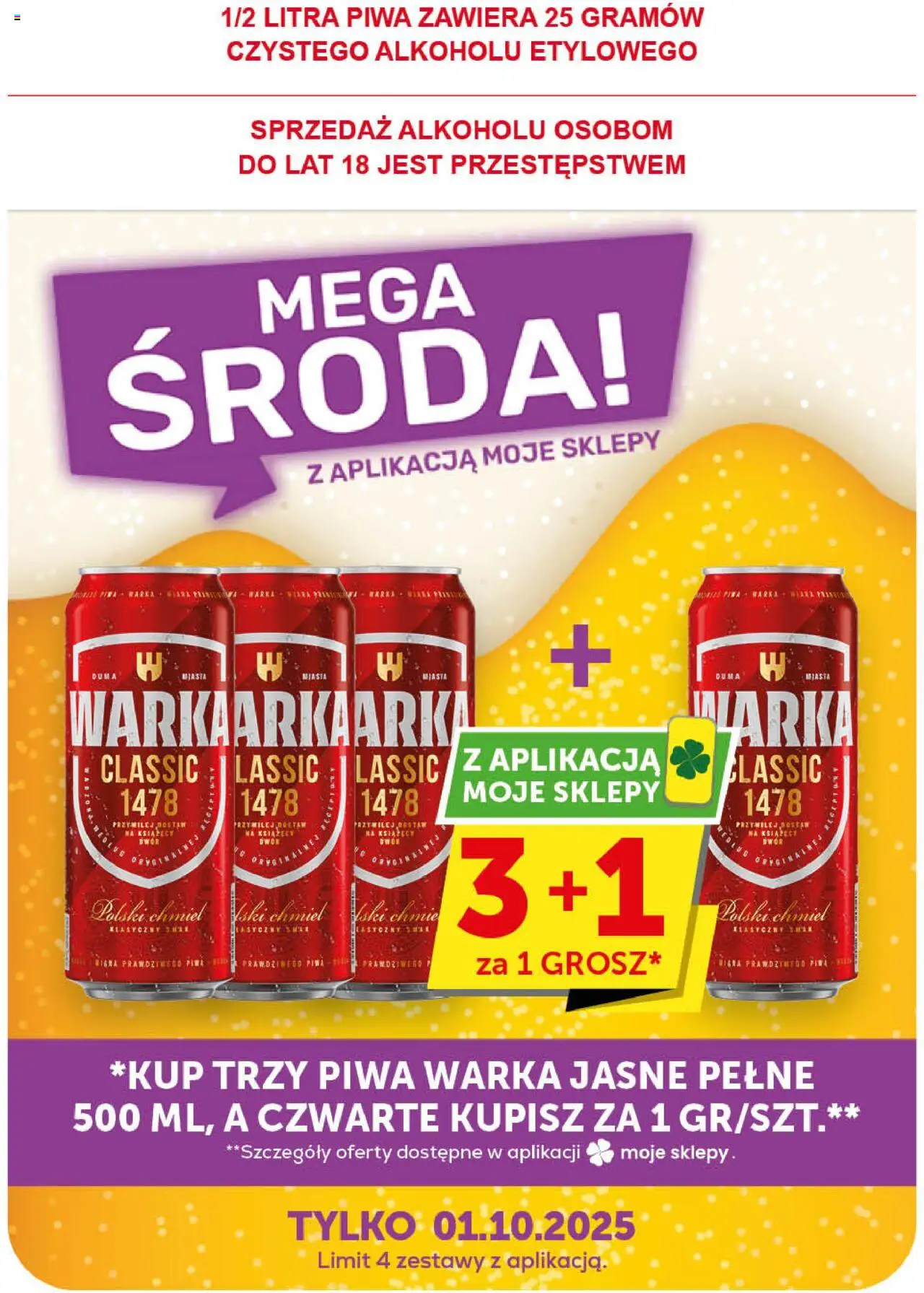 Groszek Gazetka - Minimarket od 18.09.2025 | Strona: 35 | Produkty: Warka