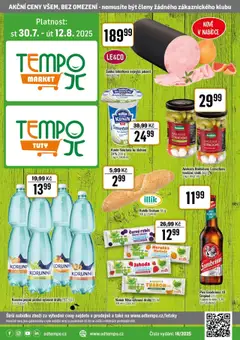 Náhled letáku Tempo leták od 30.07.2025