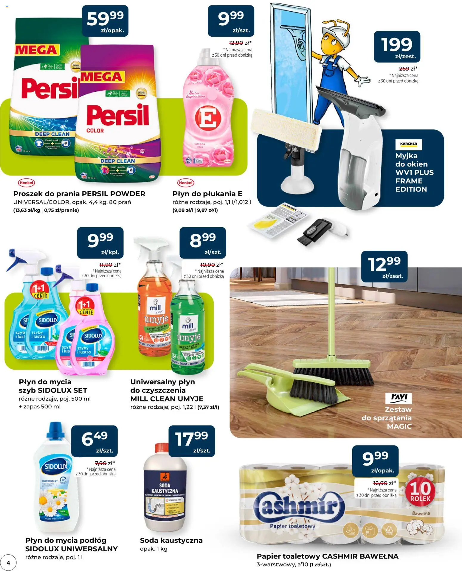 Mrówka gazetka - Chrzanów od 12.03.2026 | Strona: 4 | Produkty: Płyn do mycia podłóg, Persil, Proszek do prania, Proszek do prania Persil