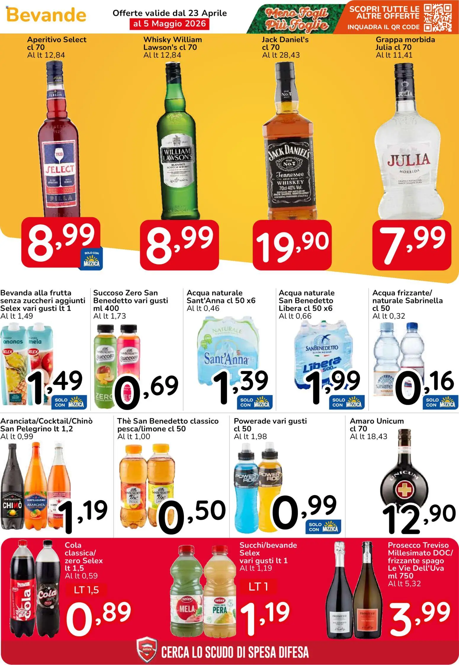 Volantino Famila del 23.04.2026 | Pagina: 36 | Prodotti: Ananas, Pera, The, Acqua naturale