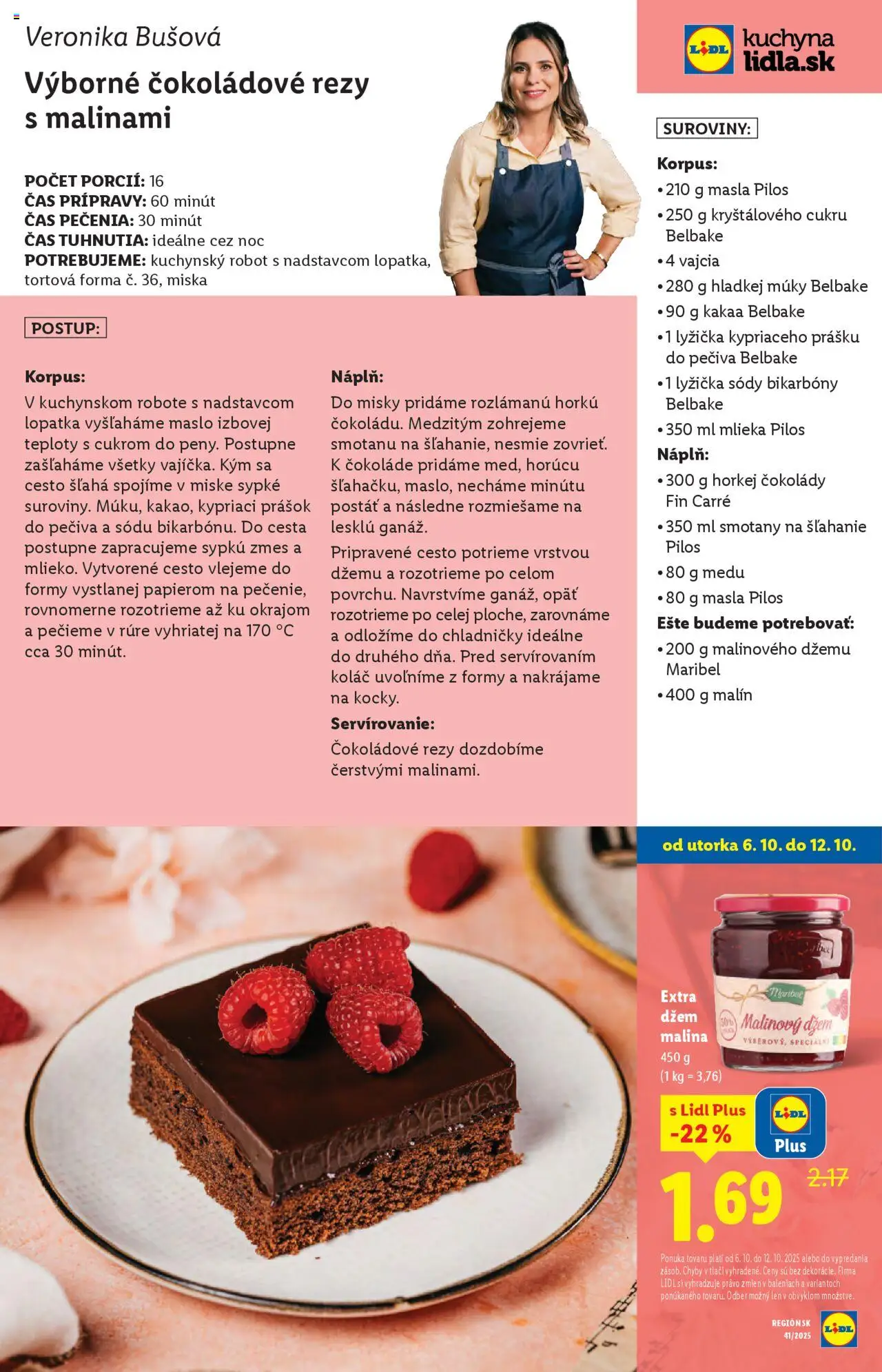 Nové Lidl akcie – leták je platný od 06.10.2025 | Strana: 105 | Produkty: Kuchyňa, Kuchynský robot, Maslo, Koláč
