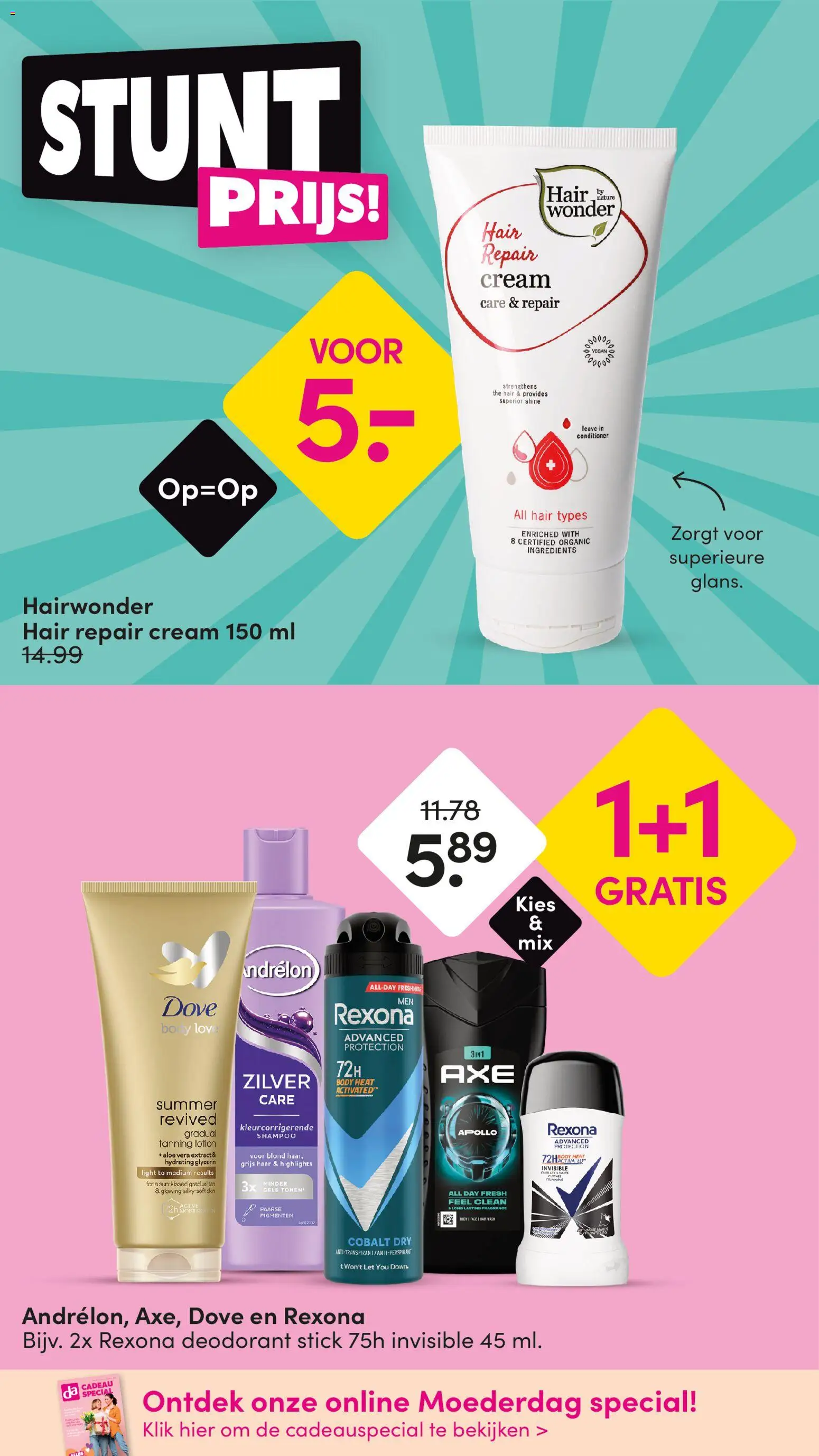 {H1} | Pagina: 2 | Producten: Deodorant, Shampoo, Conditioner