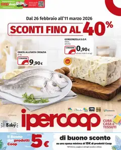 Anteprima del volantino Ipercoop Genova catalogo valido a partire dal 26.02.2026