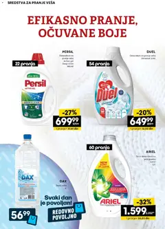 Idea katalog neprehrane - pregled Idea kataloga - važi od 25.12.2025 | Strana: 22 | Proizvode: Tečni deterdžent, Ariel, Voda, Persil
