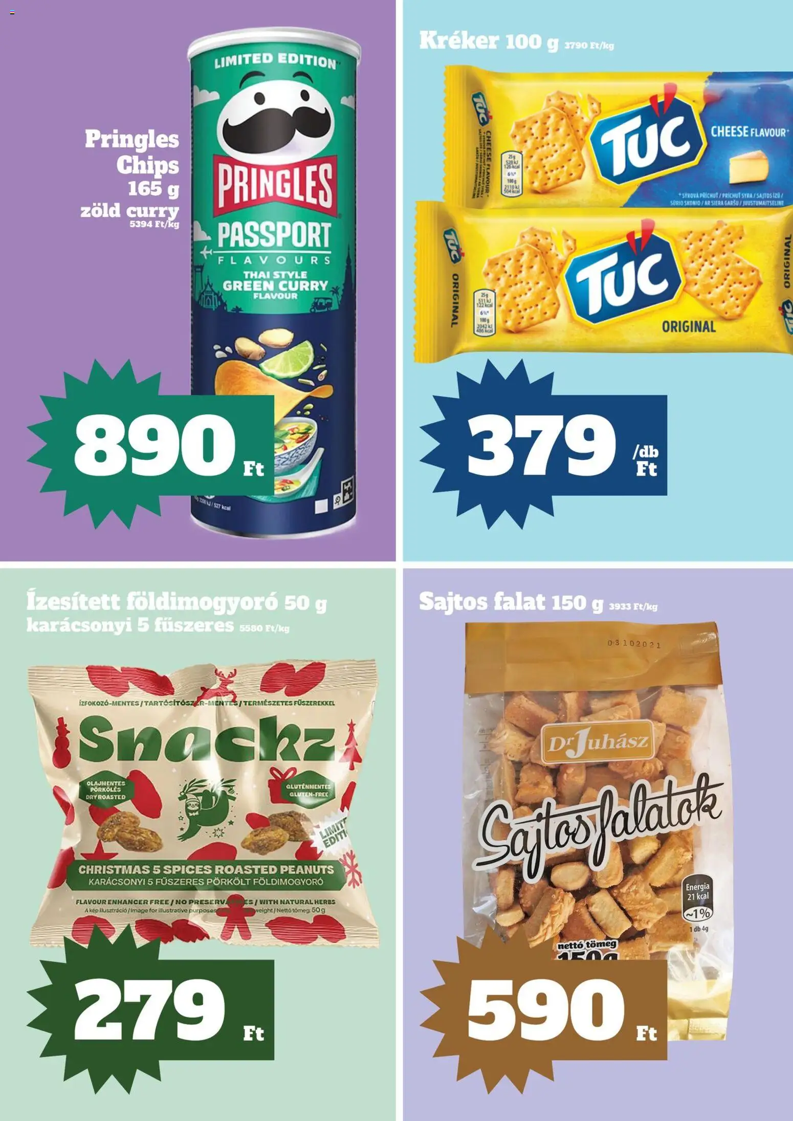 Family Diszkont akciós ujság - amely érvényes a következő dátumtól: 18.12.2025 | Oldal: 25 | Termékek: Pringles, Kréker, Gluténmentes, Földimogyoró