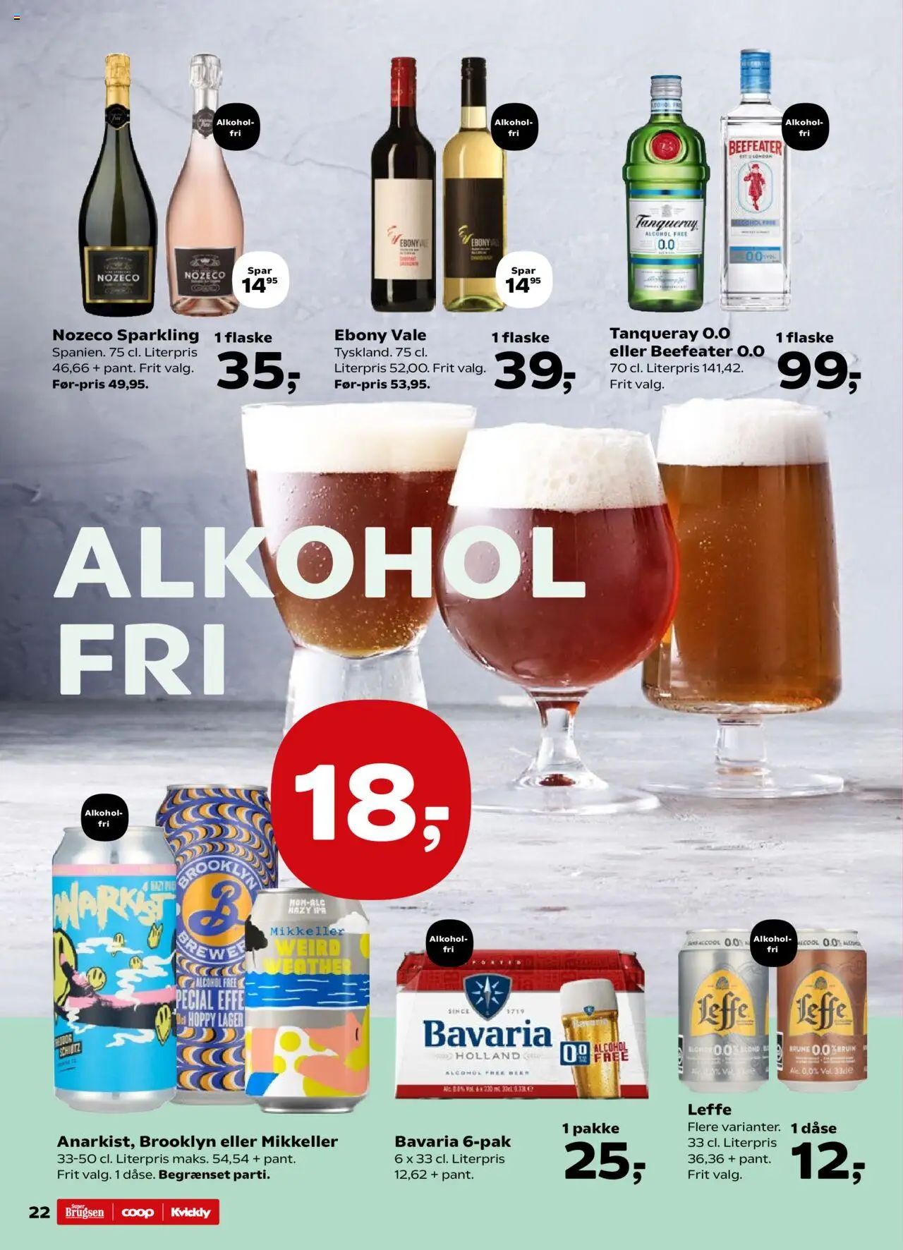 Kvickly Tilbudsavis gyldig fra 06.06.2025 | Side: 22 | Produkter: Gin