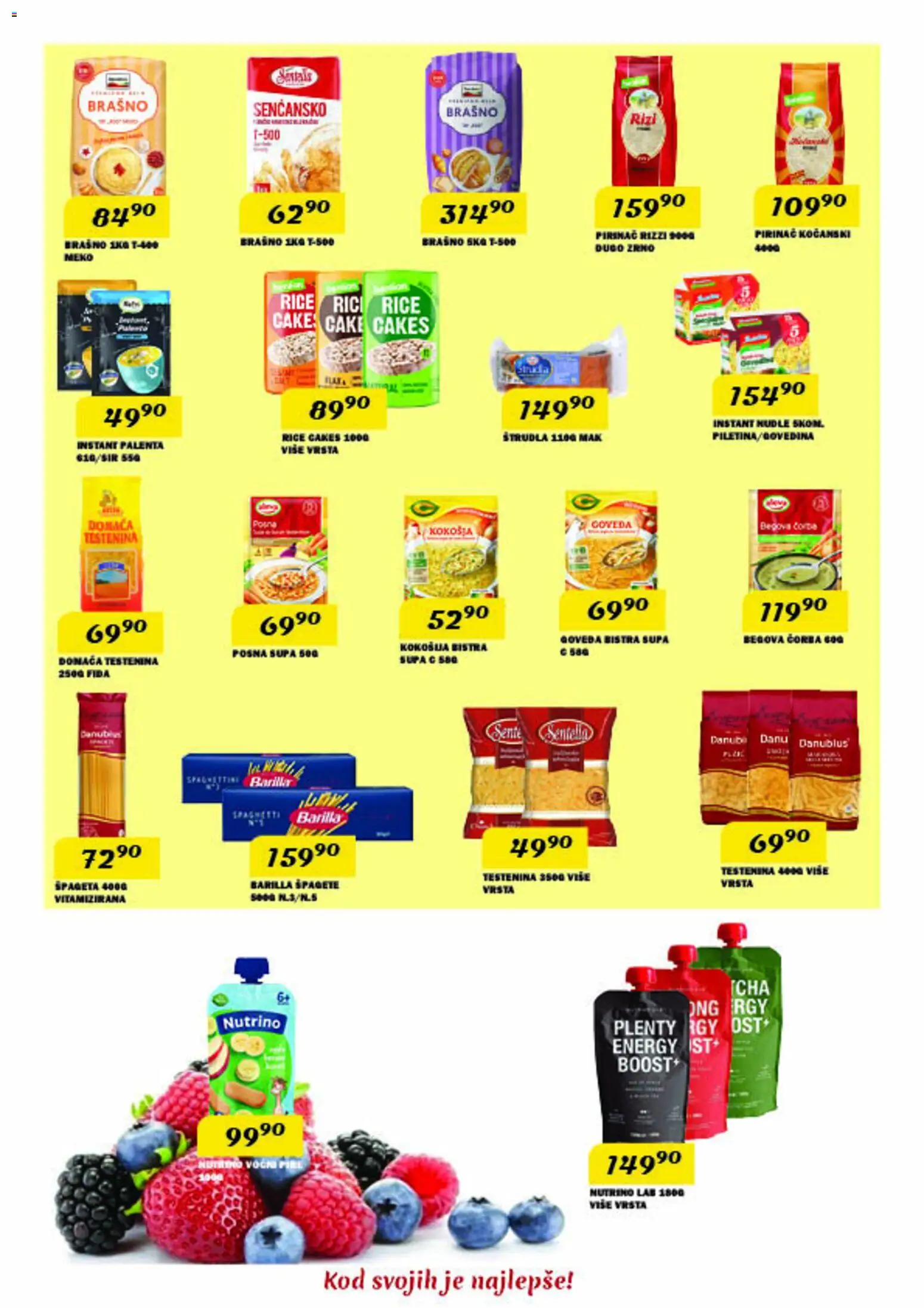 VP Dima katalog - važi od 12.03.2026 | Strana: 2 | Proizvode: Mak, Brašno, Pirinač, Nudle