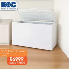 Tafelberg Furnishers specials catalogue – valid from 24.10.2025 | Page: 8 | Products: Freezer, Chest freezer