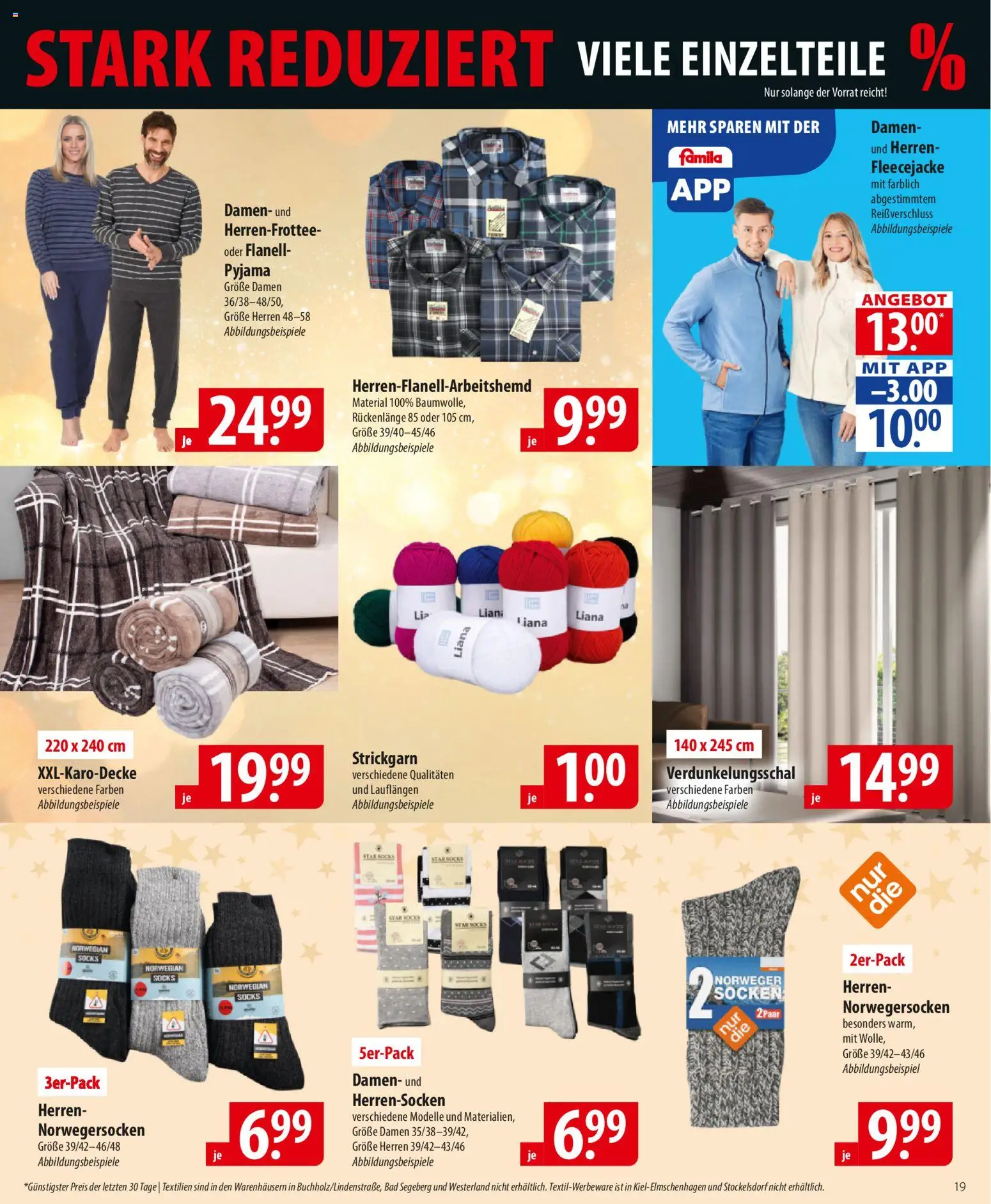 Famila Prospekt 	 – gültig ab 22.12.2025 | Seite: 19 | Produkte: Bad, Pyjama